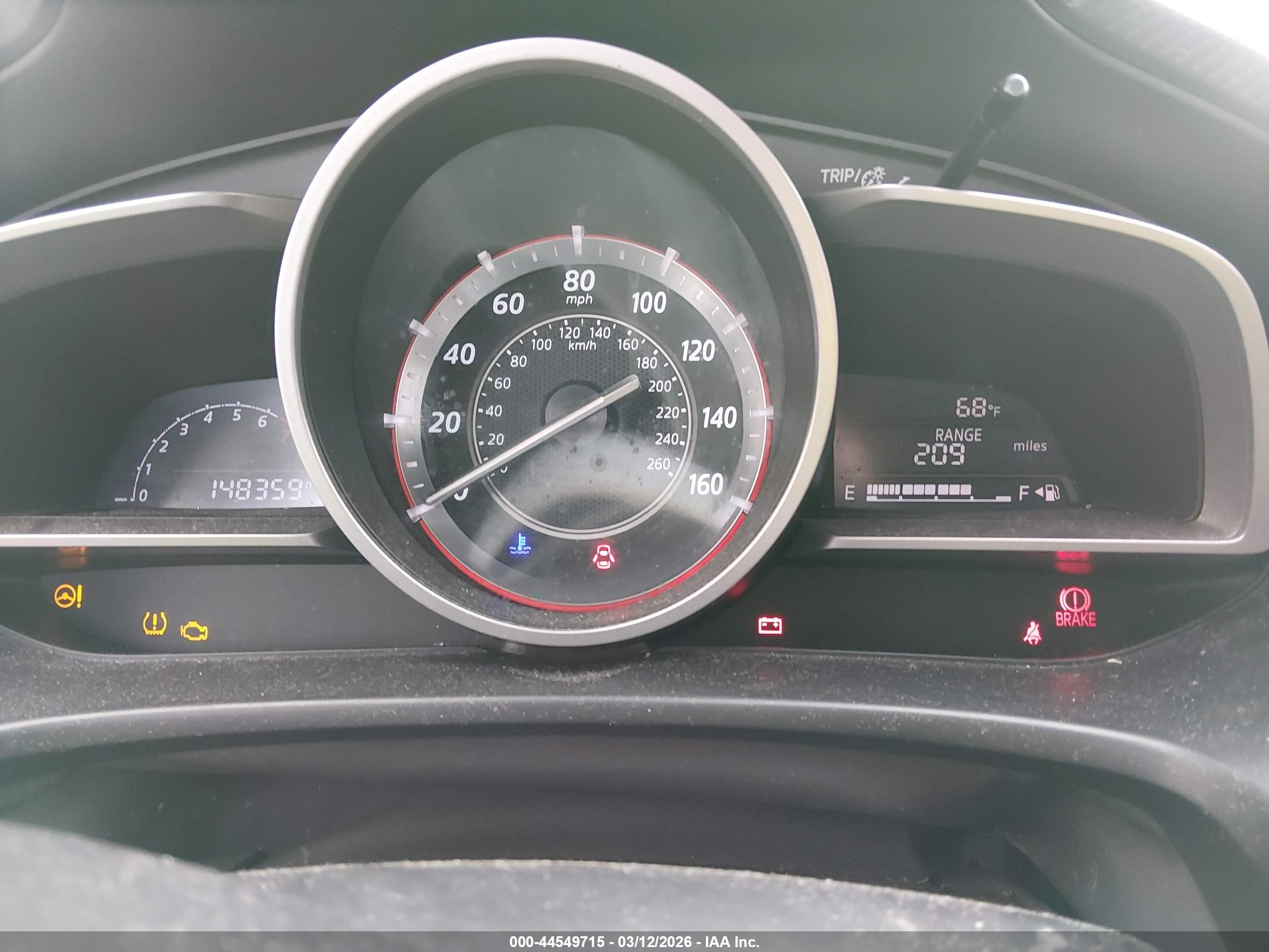 2015 Mazda Mazda3 I Touring Черный vin: 3MZBM1L72FM219735