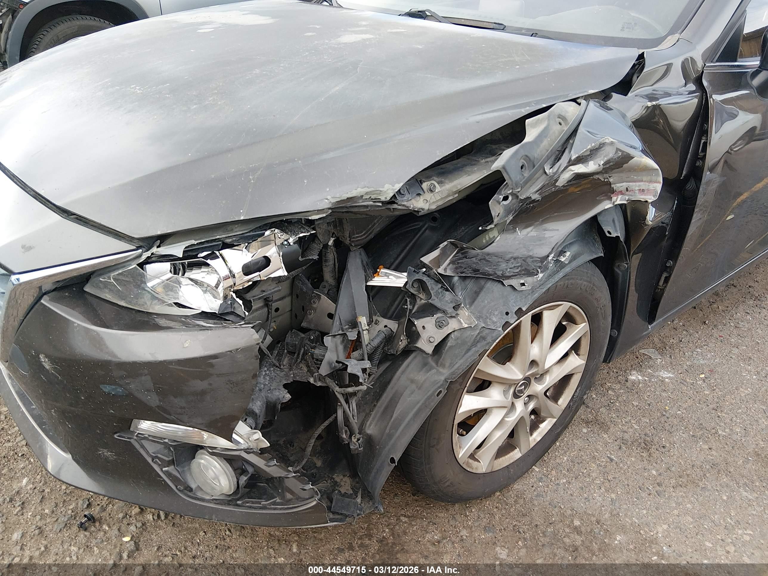 2015 Mazda Mazda3 I Touring Черный vin: 3MZBM1L72FM219735