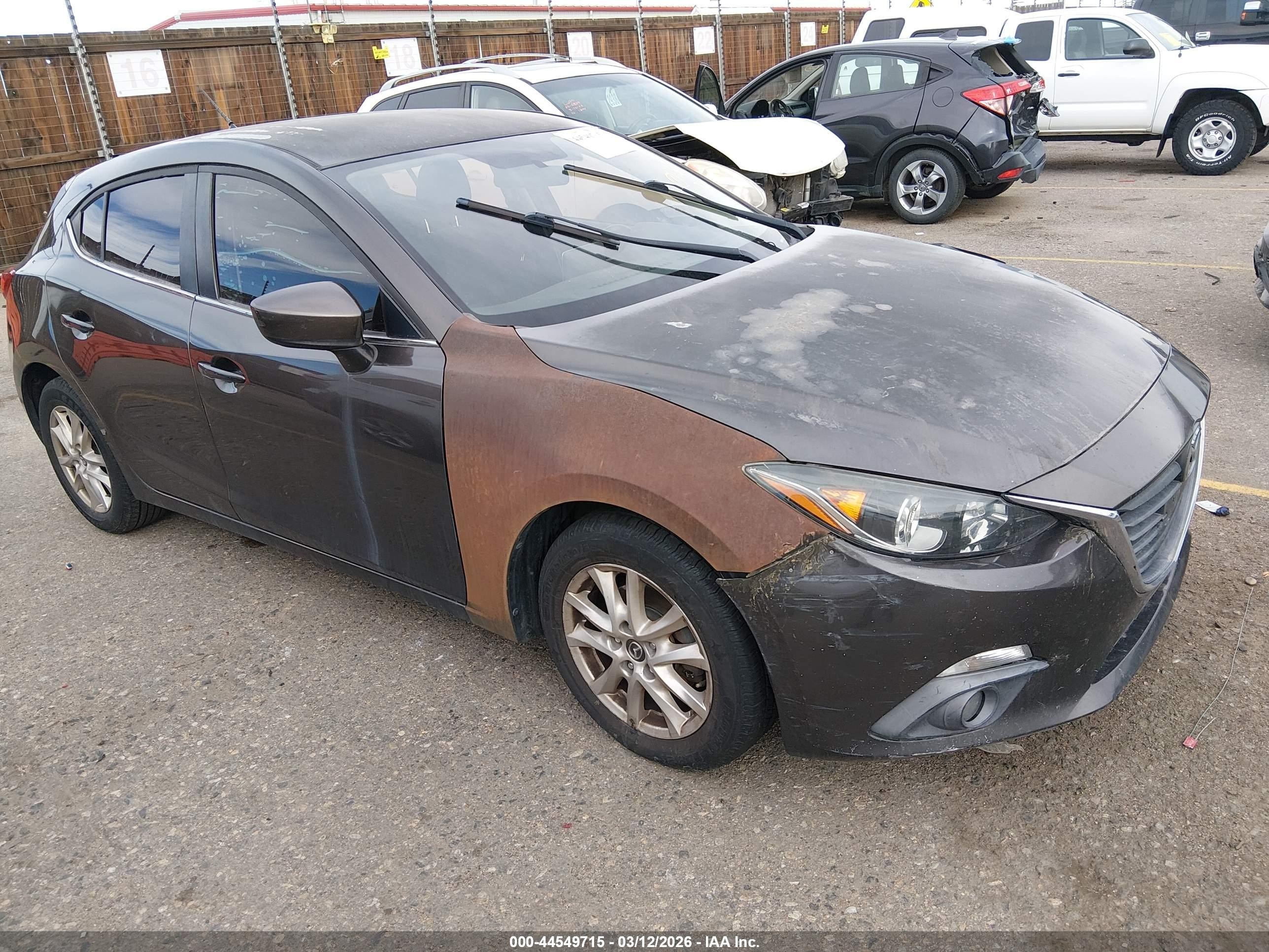 2015 Mazda Mazda3 I Touring Black vin: 3MZBM1L72FM219735