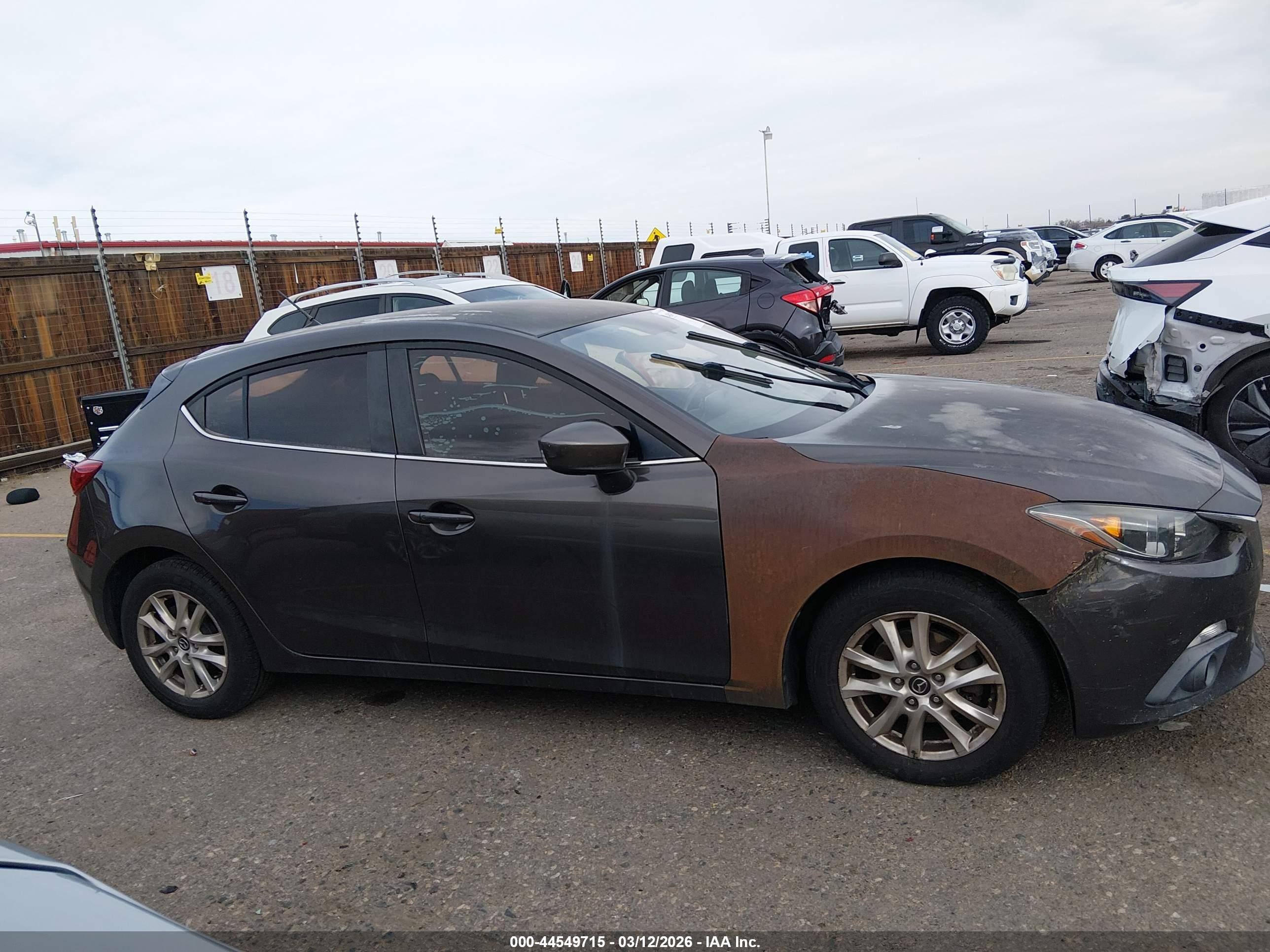 2015 Mazda Mazda3 I Touring Черный vin: 3MZBM1L72FM219735