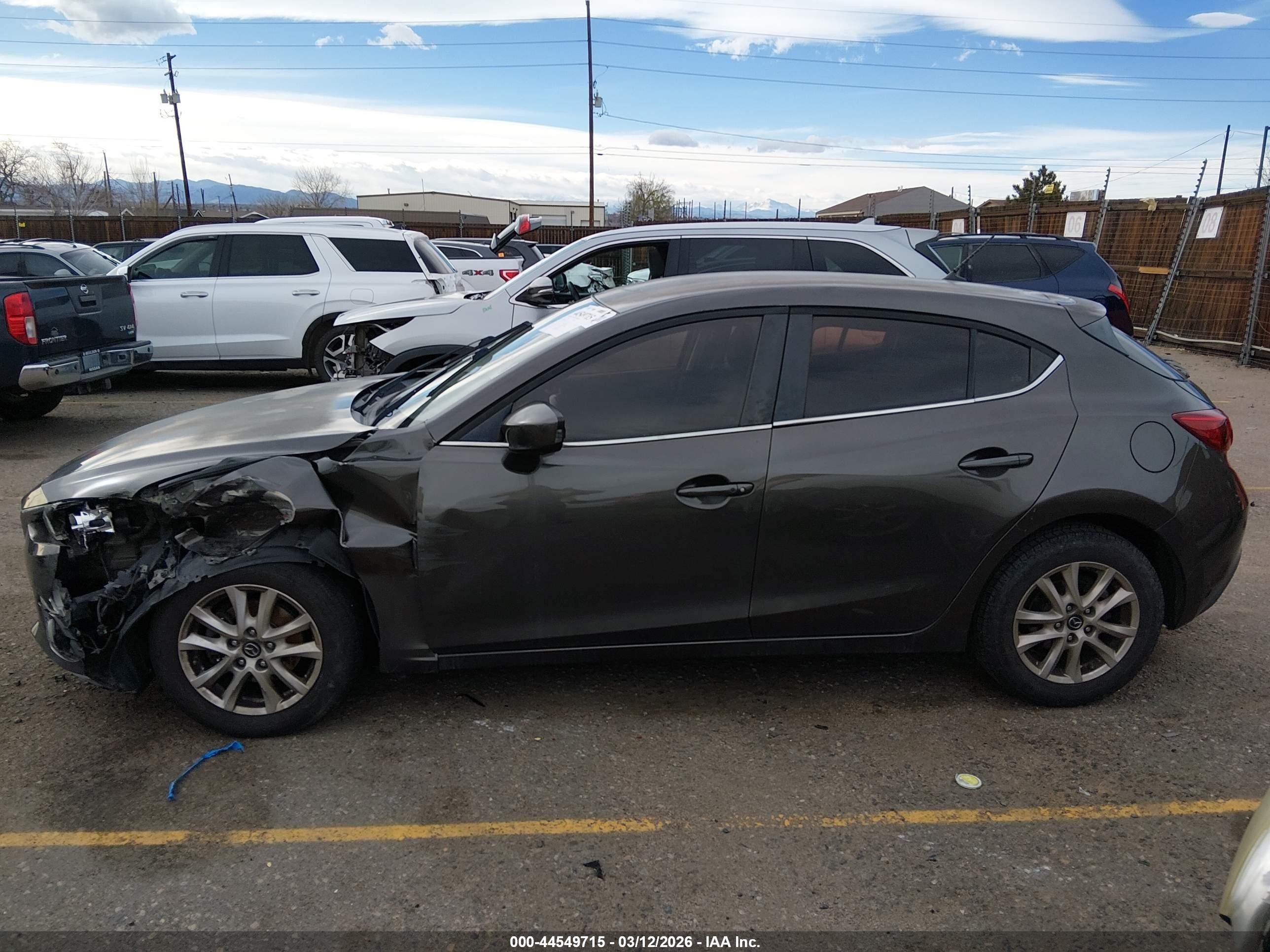 2015 Mazda Mazda3 I Touring Черный vin: 3MZBM1L72FM219735