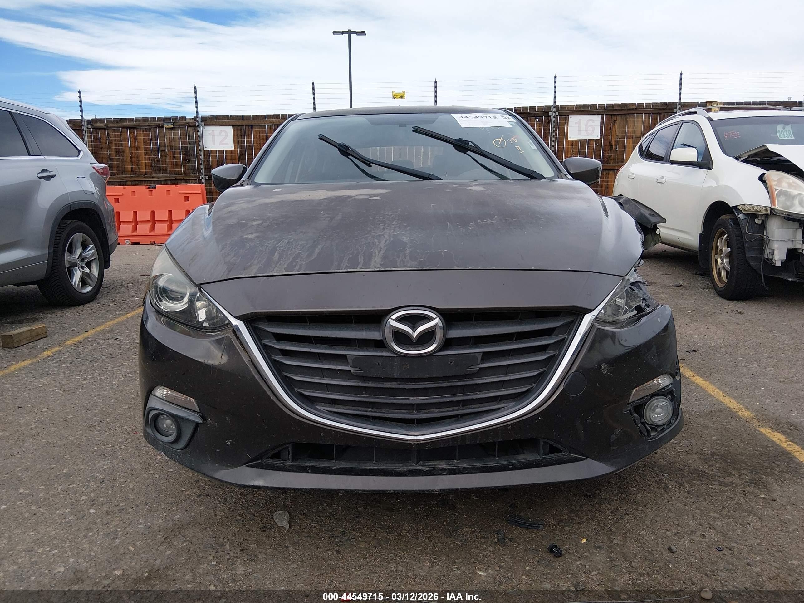 2015 Mazda Mazda3 I Touring Черный vin: 3MZBM1L72FM219735