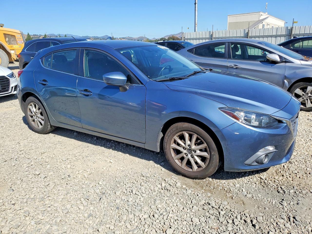 2015 Mazda 3 Touring Blue vin: 3MZBM1L73FM136010