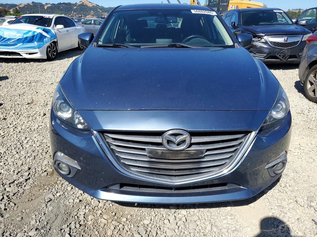 2015 Mazda 3 Touring Blue vin: 3MZBM1L73FM136010