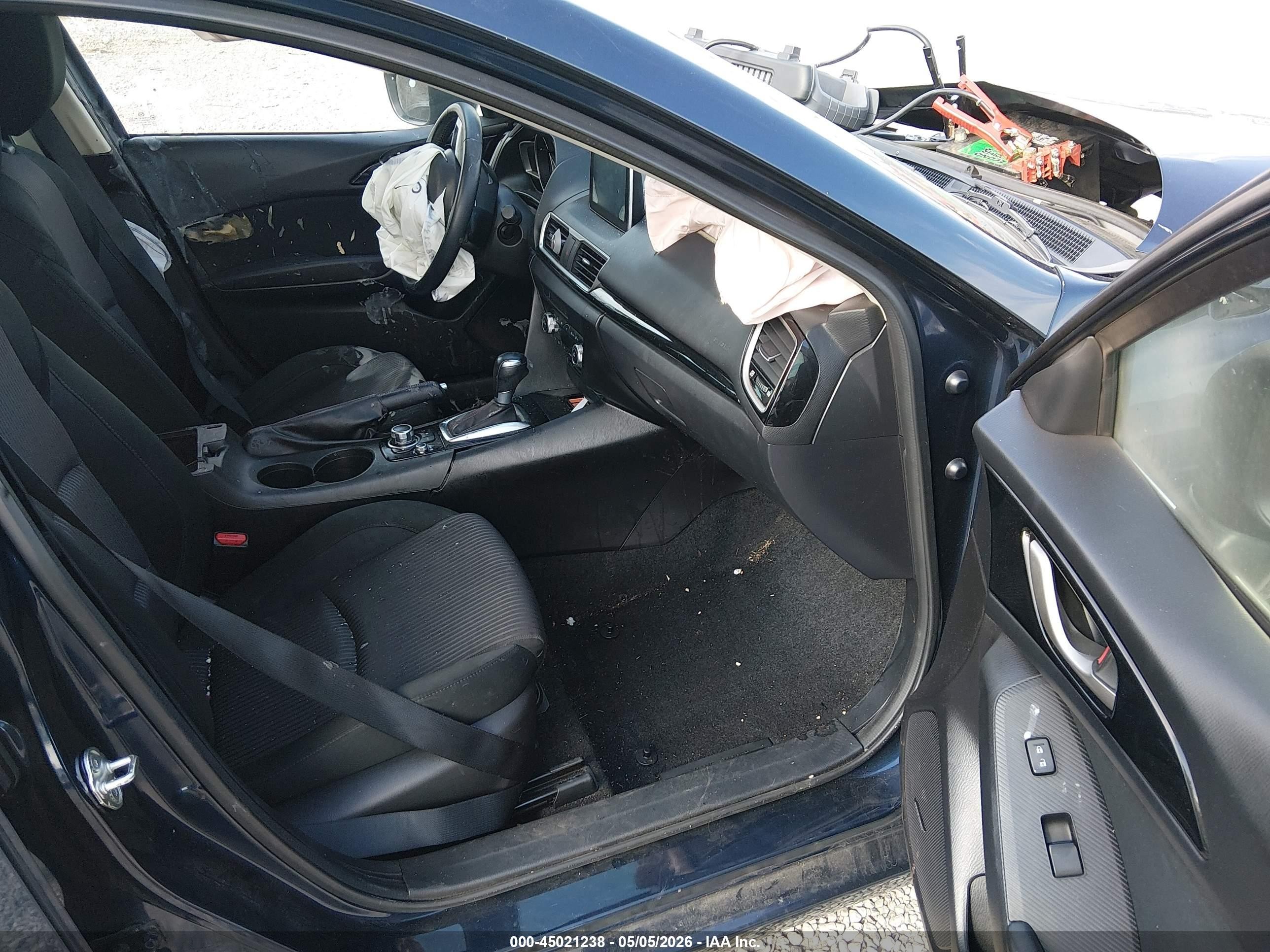 2015 Mazda Mazda3   Синий vin: 3MZBM1L73FM176894