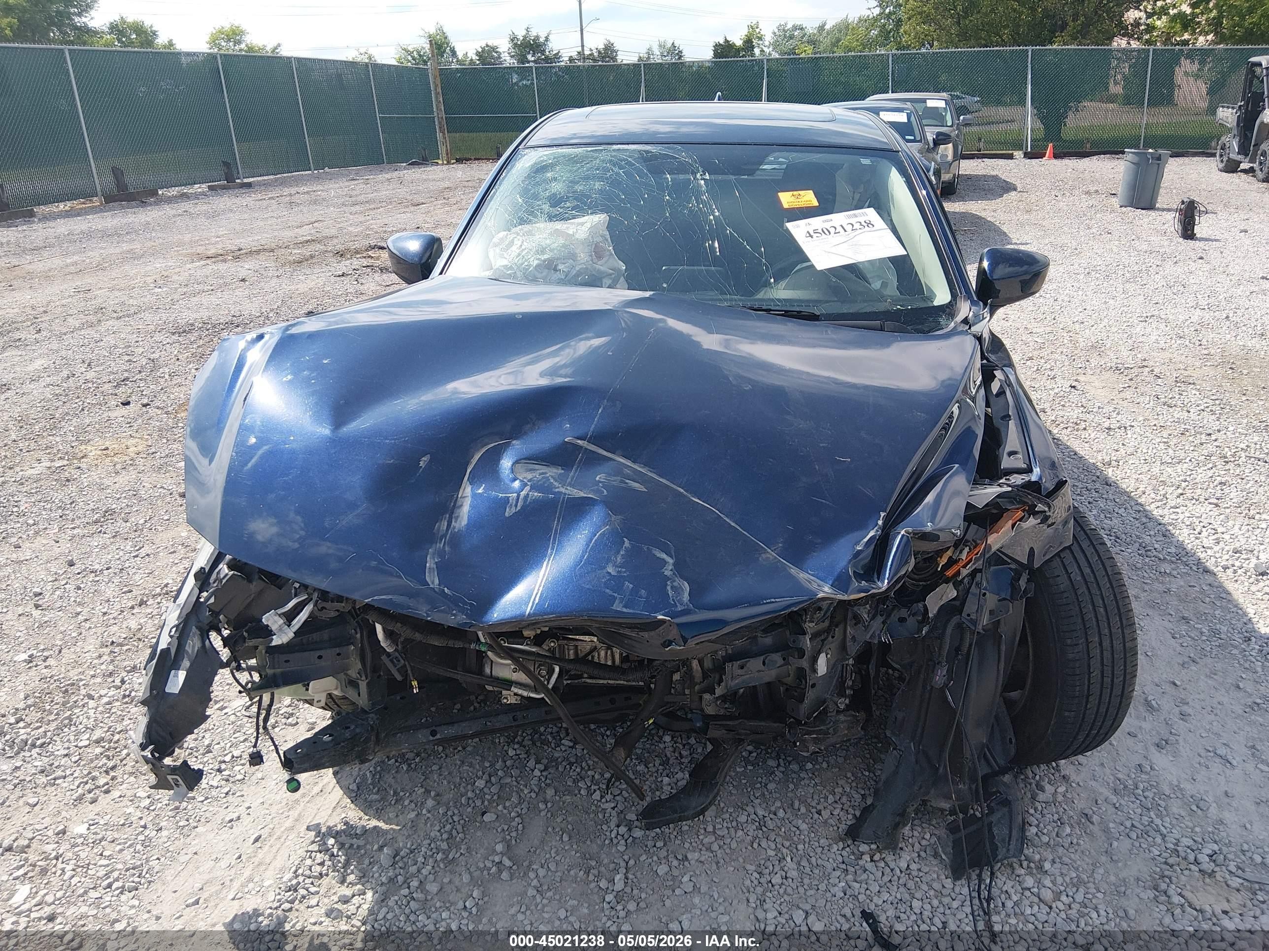 2015 Mazda Mazda3   Синий vin: 3MZBM1L73FM176894