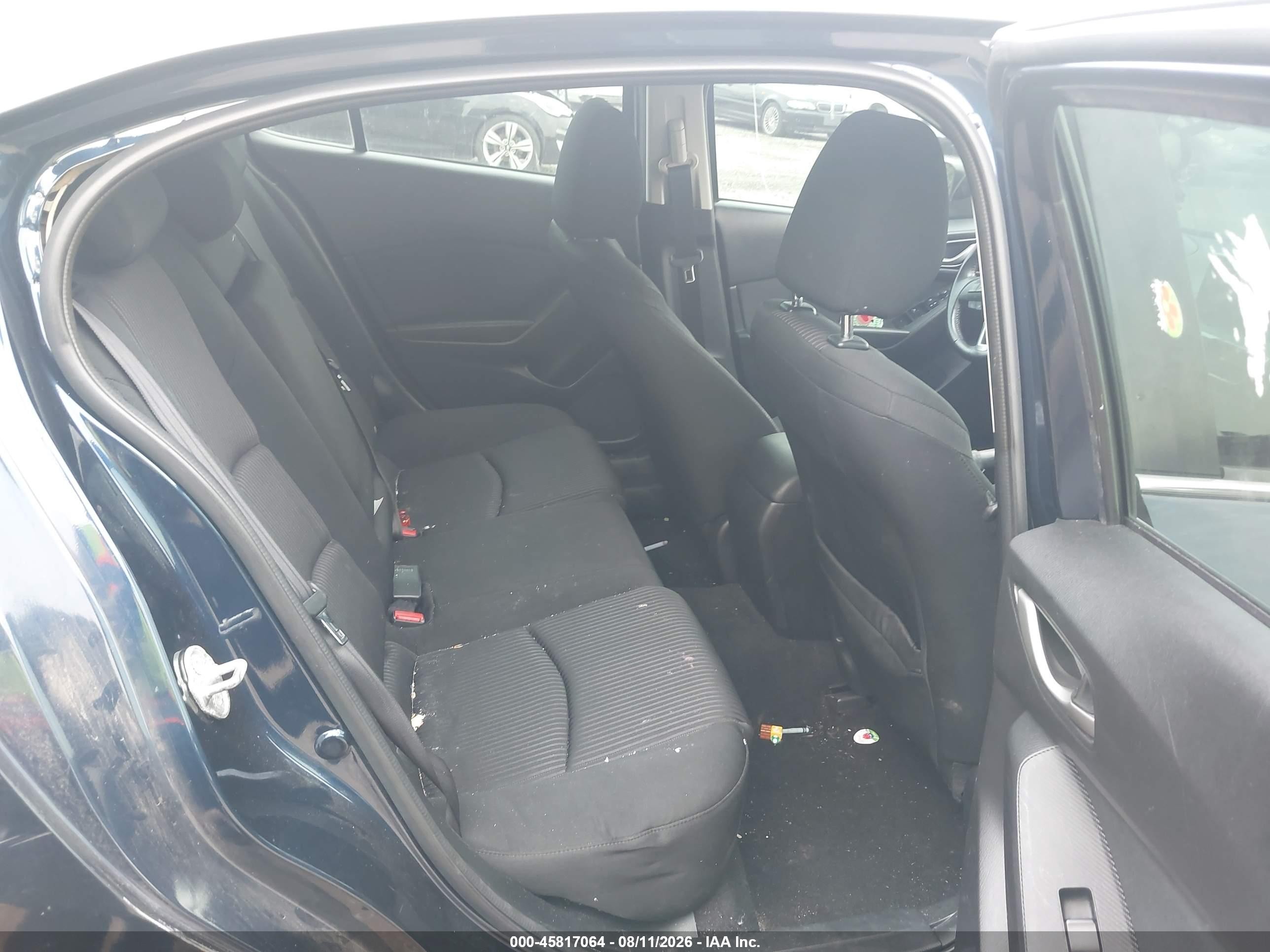 2015 Mazda Mazda3 I Touring Dark Blue vin: 3MZBM1L73FM182825