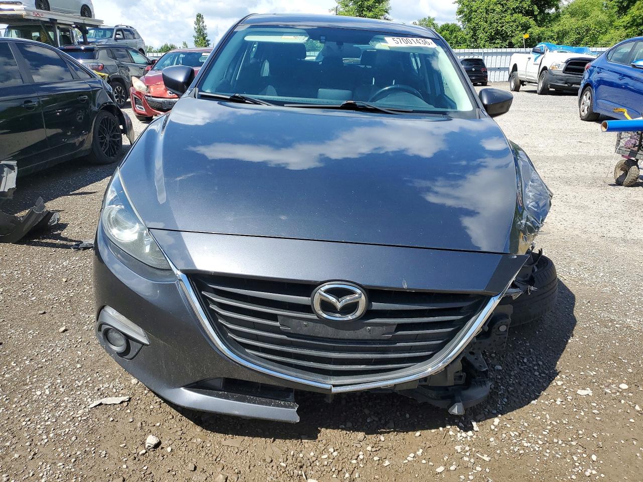 2015 Mazda 3 Touring Gray vin: 3MZBM1L74FM202208