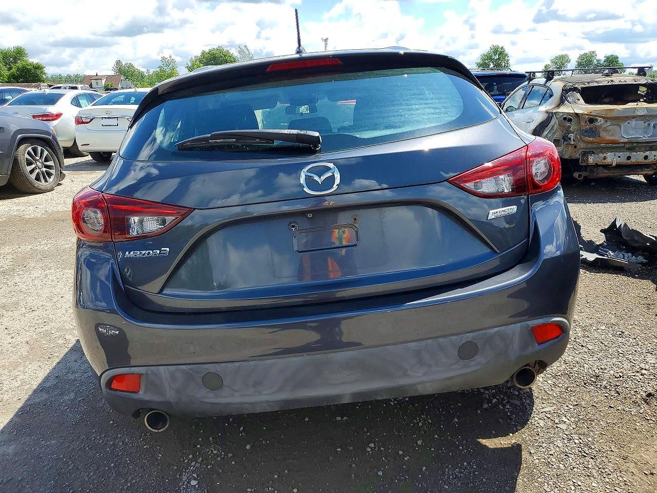 2015 Mazda 3 Touring Gray vin: 3MZBM1L74FM202208