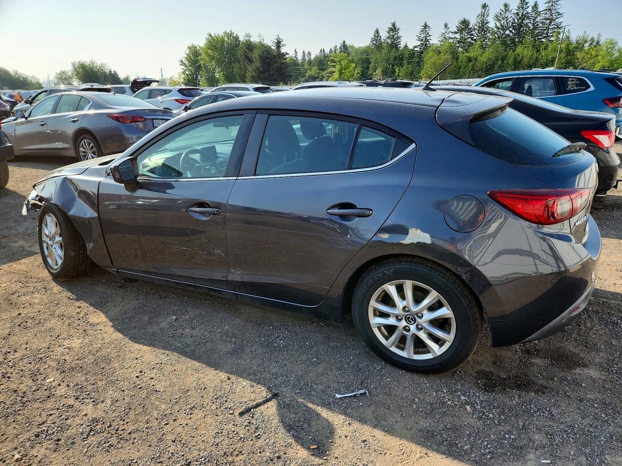 2015 Mazda 3 Touring Серый vin: 3MZBM1L74FM202208