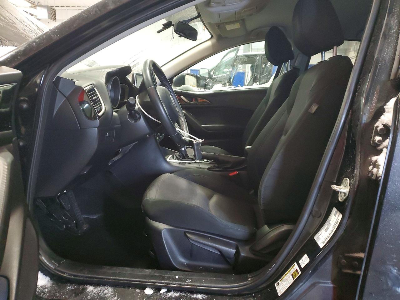 2015 Mazda 3 Touring Black vin: 3MZBM1L74FM217713