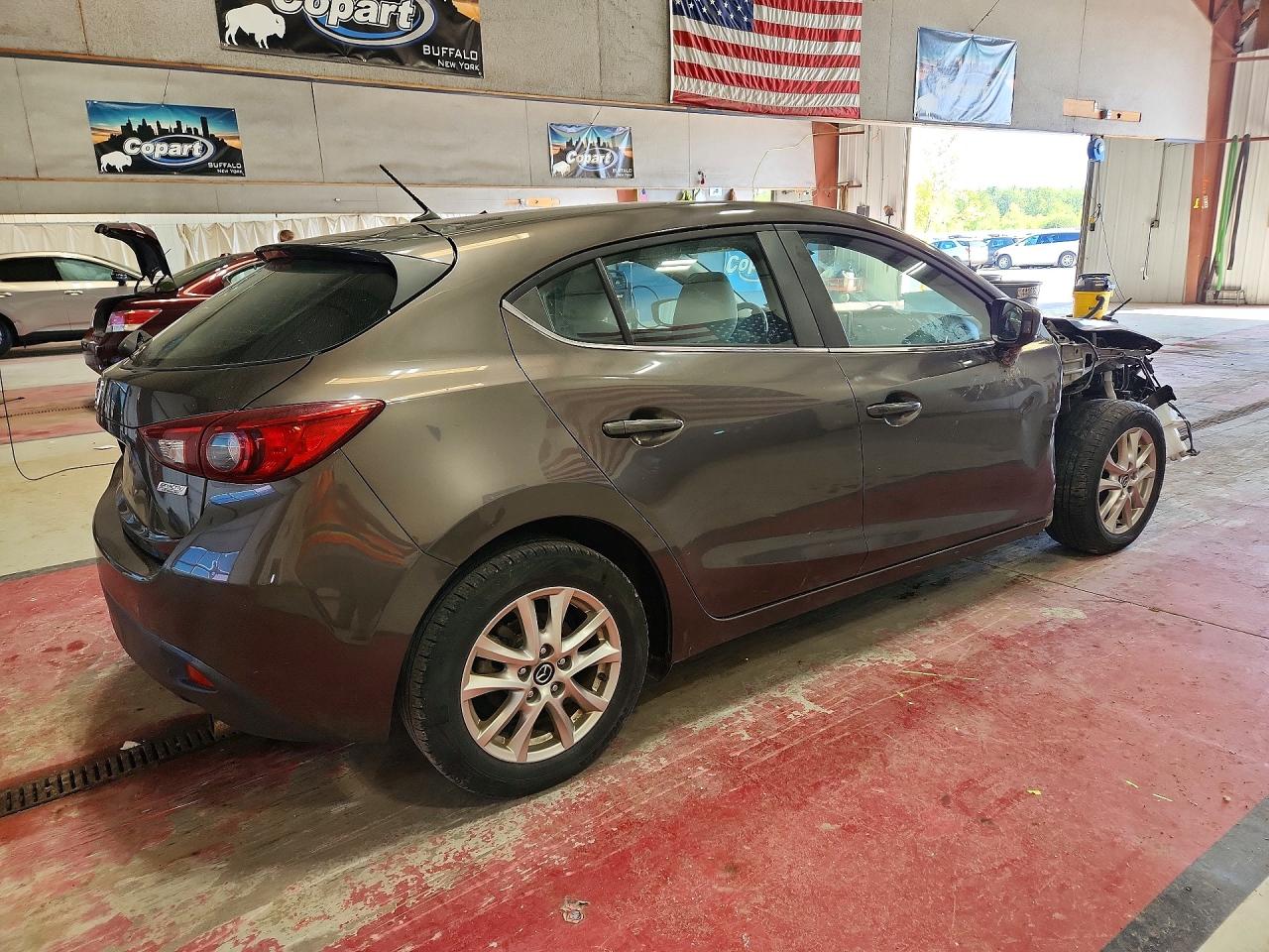 2015 Mazda 3 Touring Gray vin: 3MZBM1L75FM148207