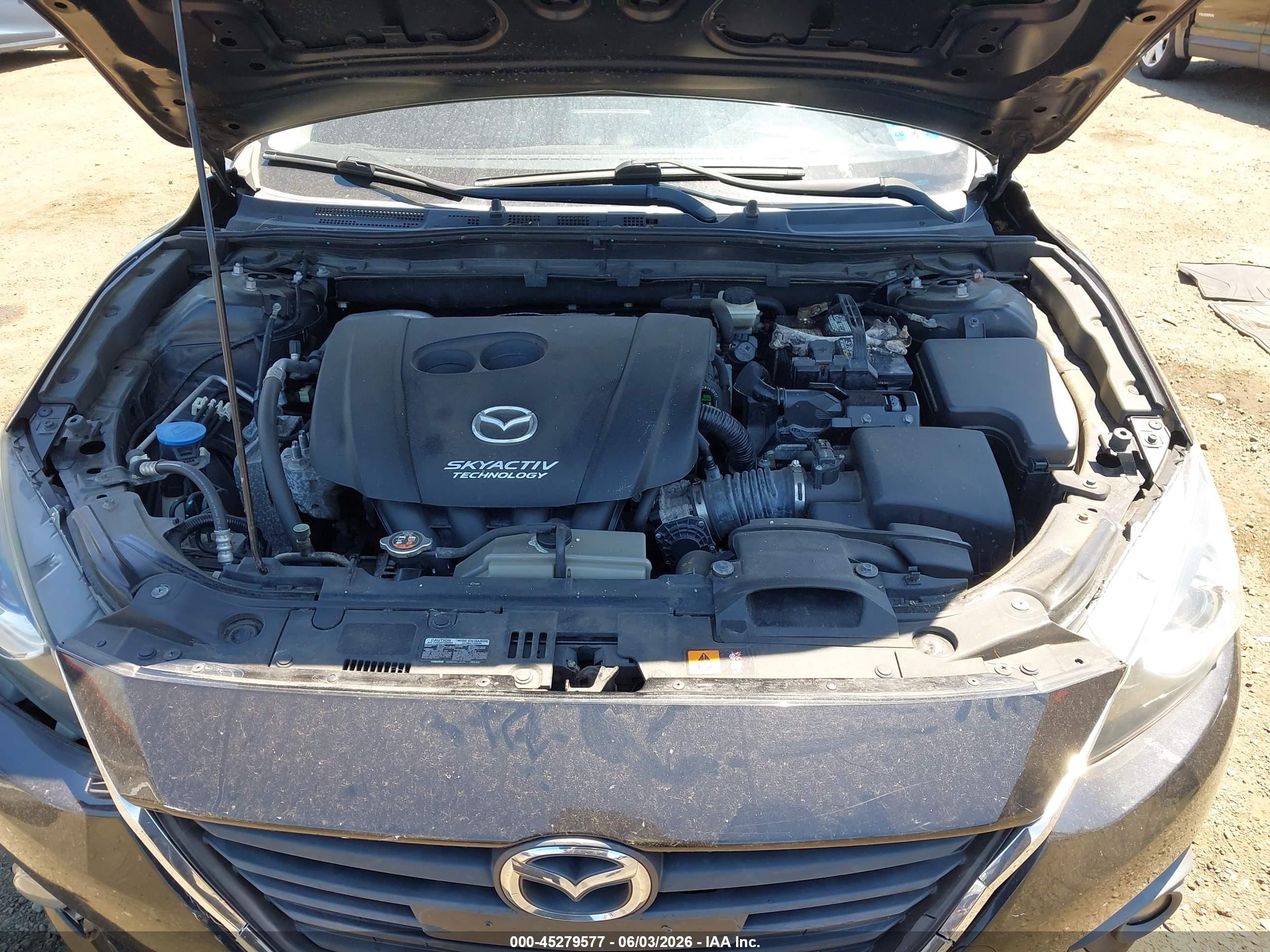 2015 Mazda Mazda3 I Touring Черный vin: 3MZBM1L75FM184494
