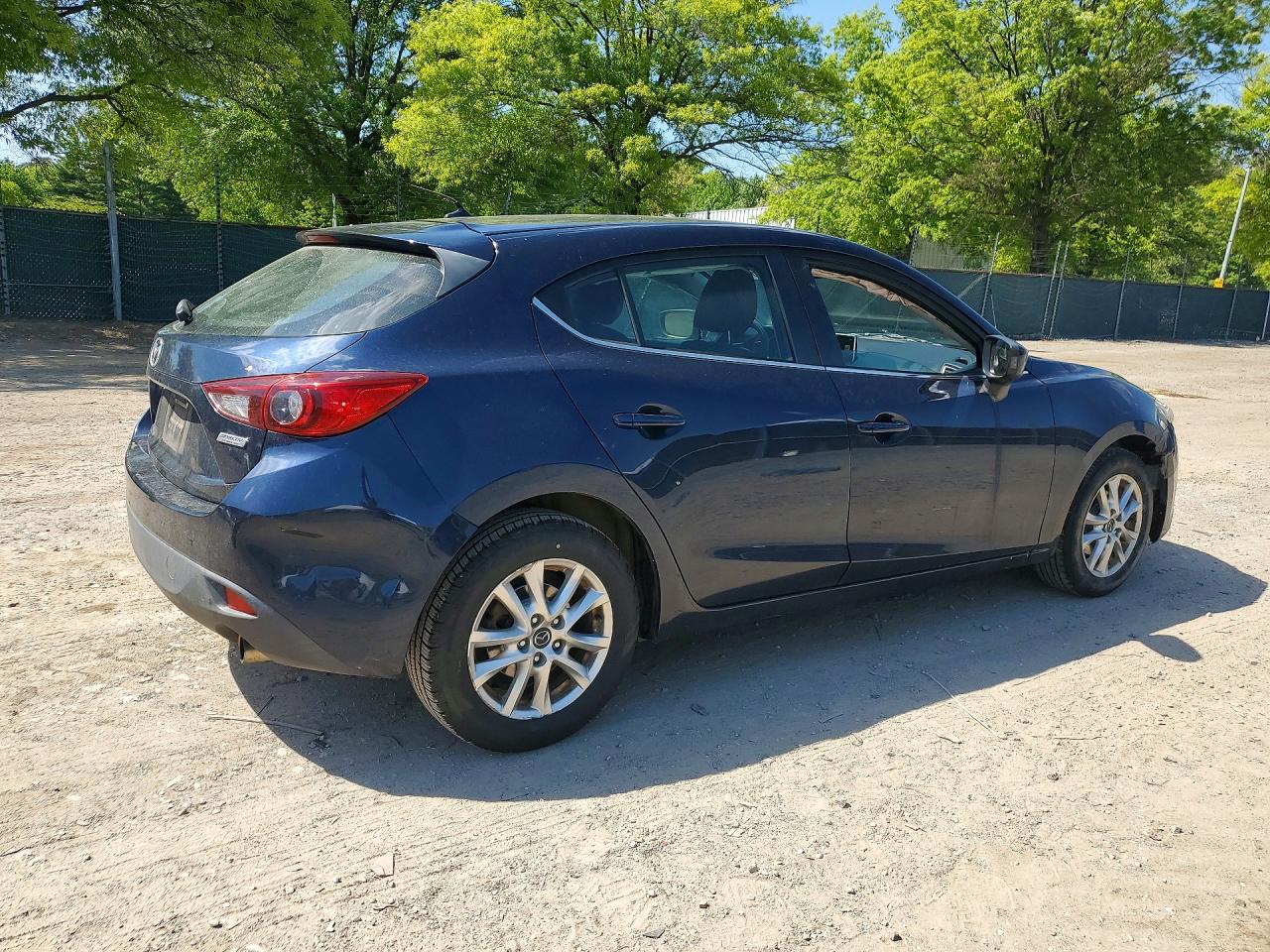 2015 Mazda 3 Touring Blue vin: 3MZBM1L75FM191297