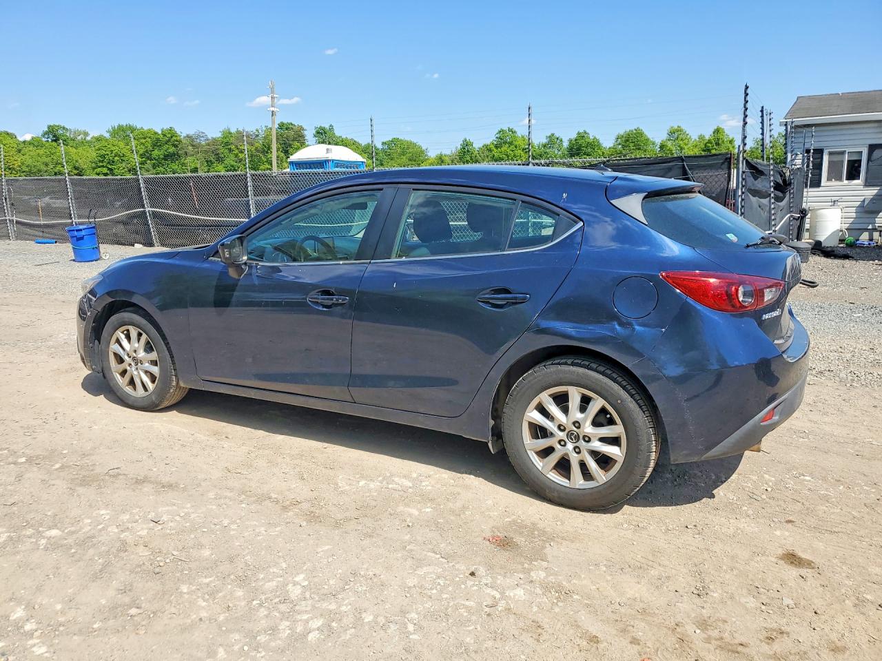 2015 Mazda 3 Touring Blue vin: 3MZBM1L75FM191297