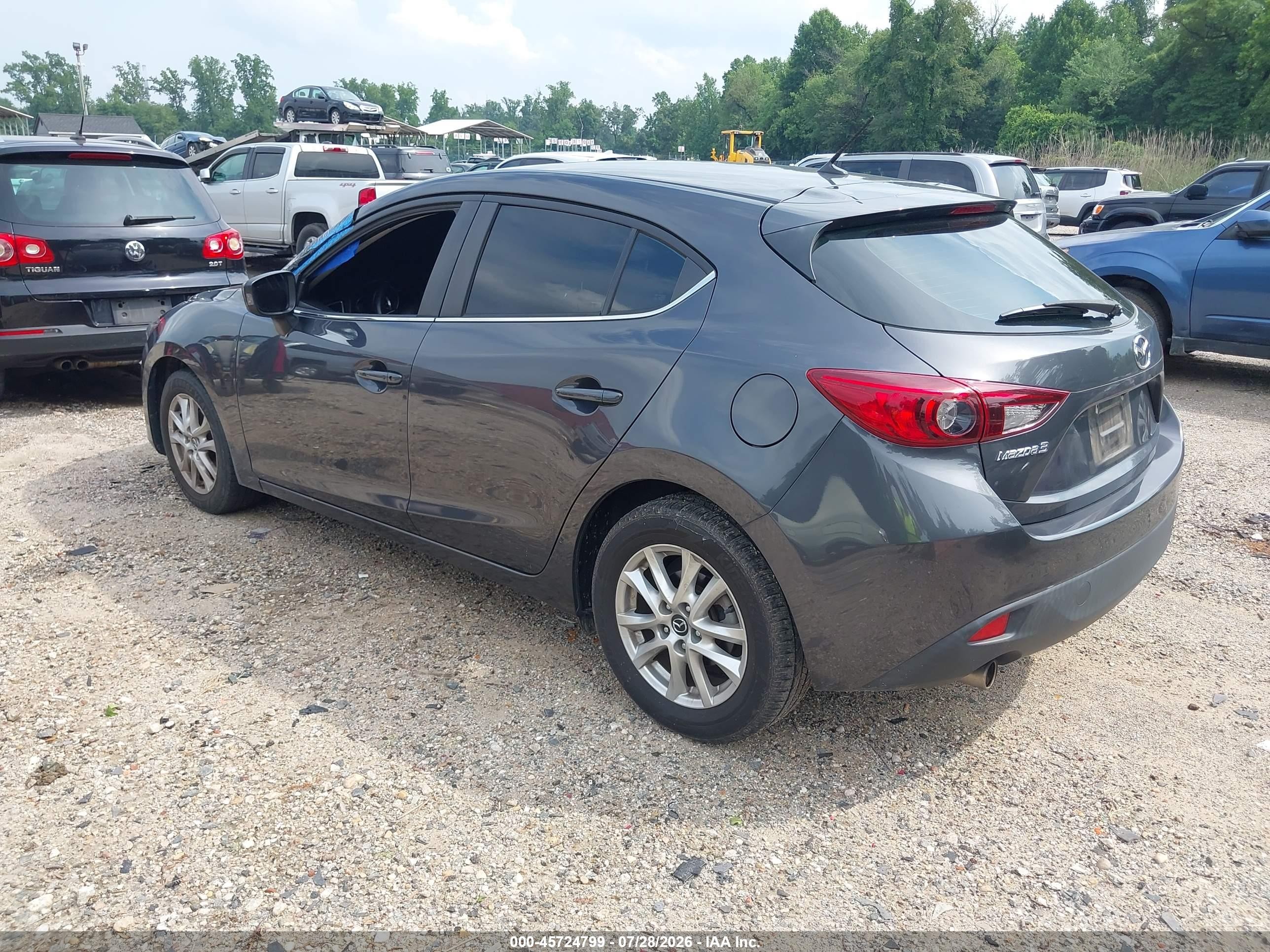 2015 Mazda Mazda3 I Touring Gray vin: 3MZBM1L75FM202850