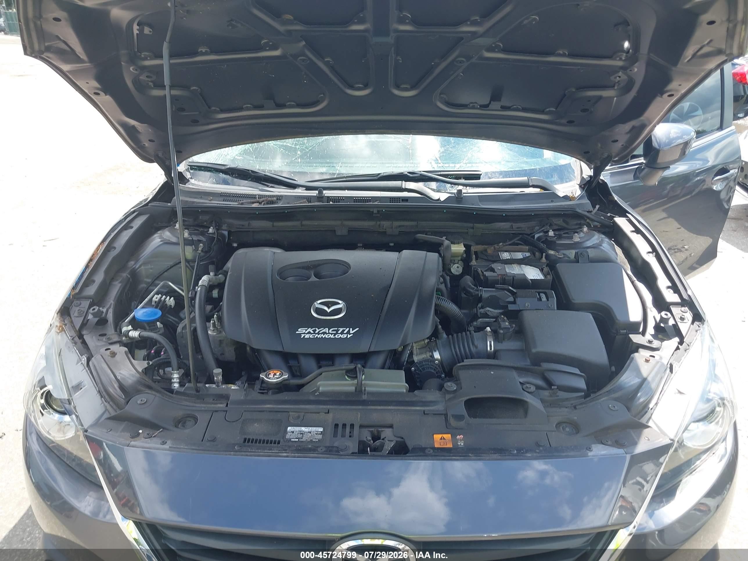 2015 Mazda Mazda3 I Touring Gray vin: 3MZBM1L75FM202850