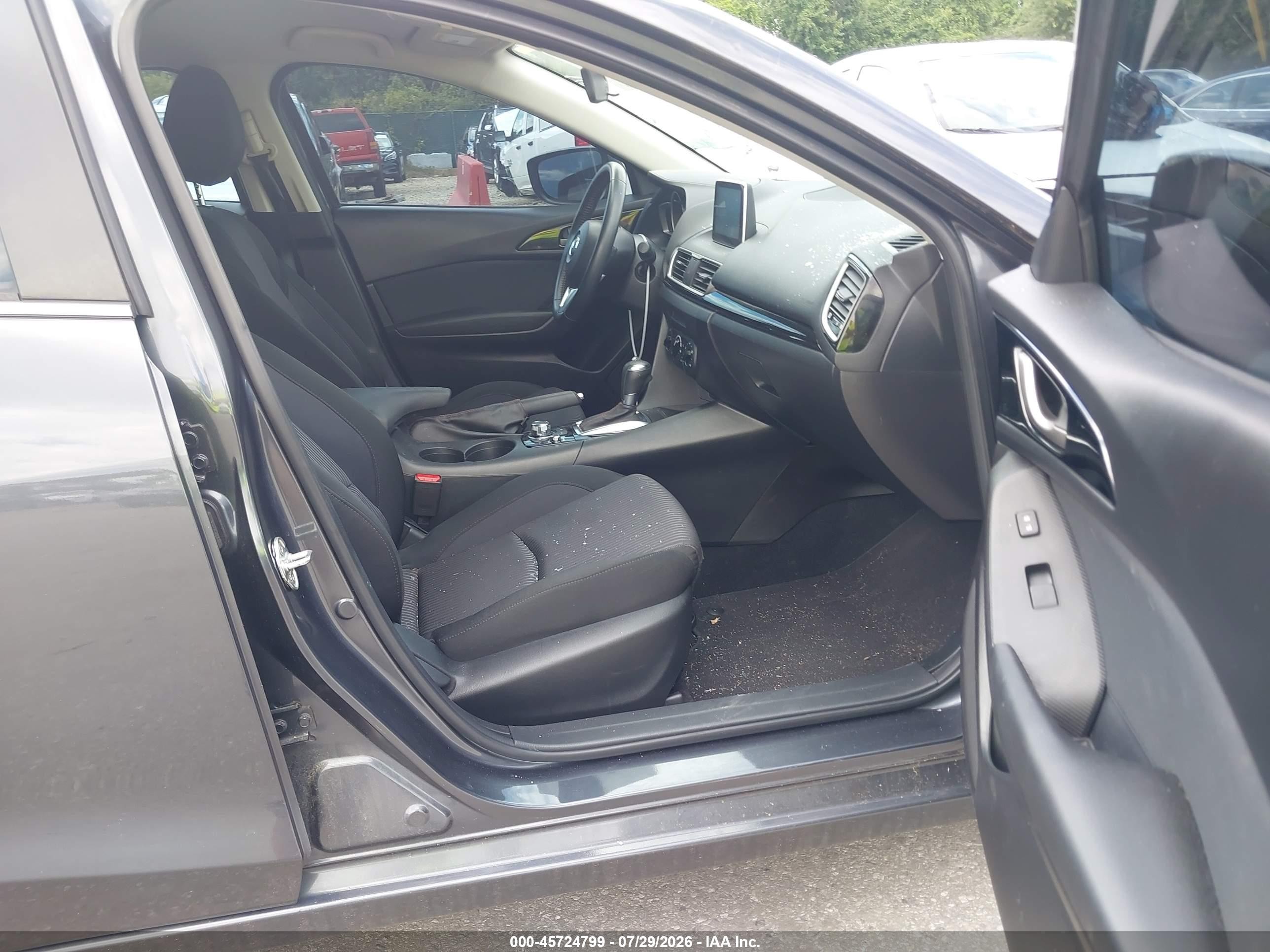 2015 Mazda Mazda3 I Touring Gray vin: 3MZBM1L75FM202850