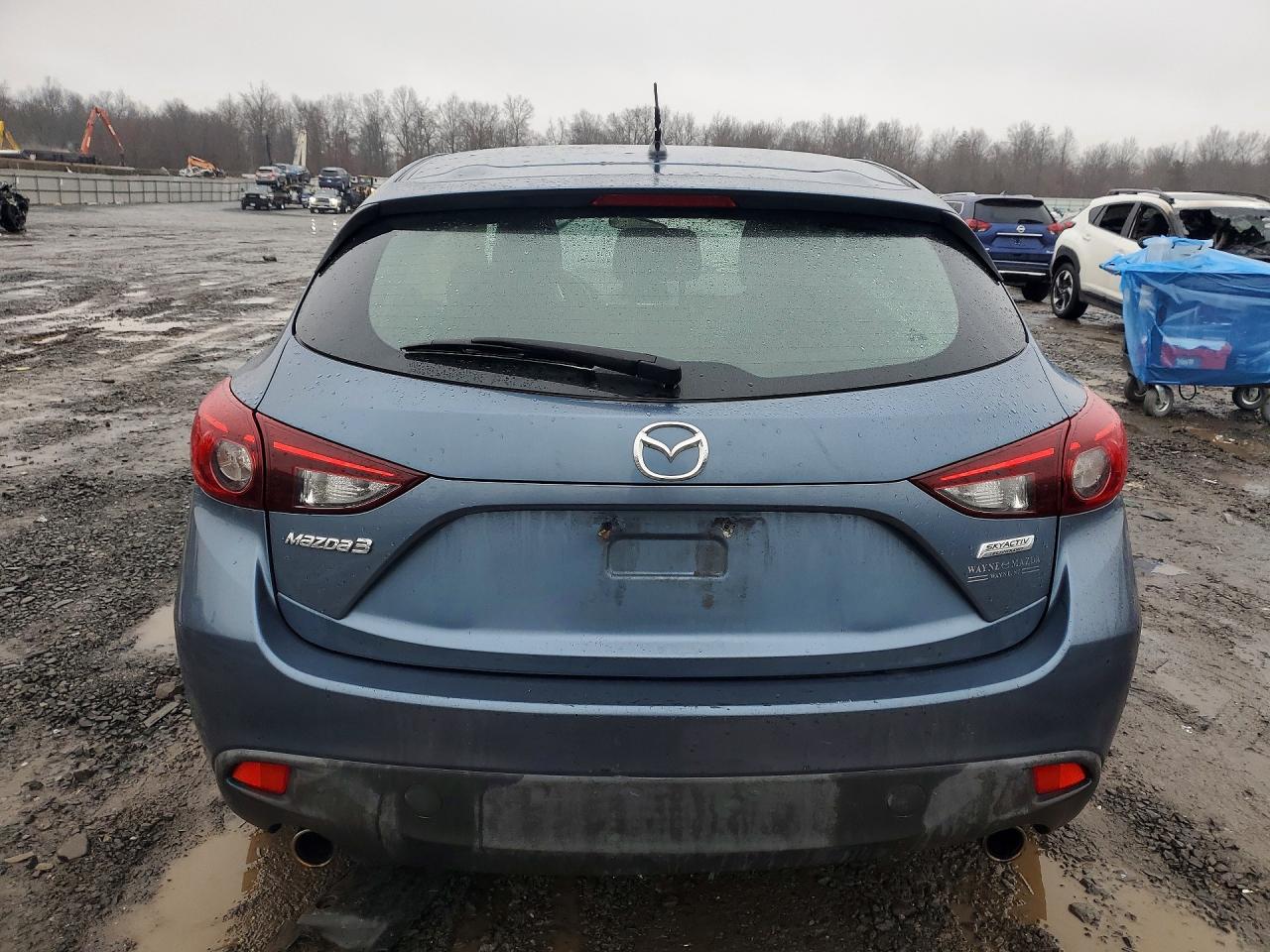 2014 Mazda 3 Touring Blue vin: 3MZBM1L76EM122021