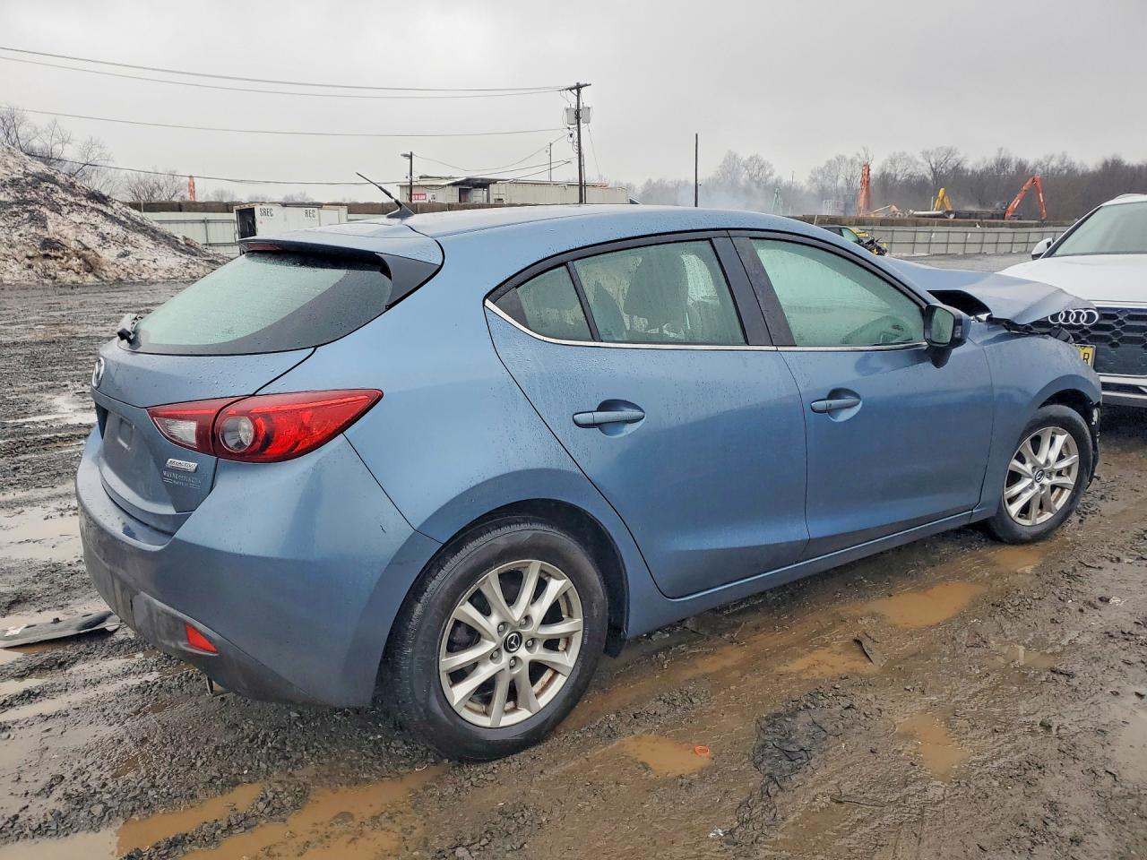 2014 Mazda 3 Touring Blue vin: 3MZBM1L76EM122021