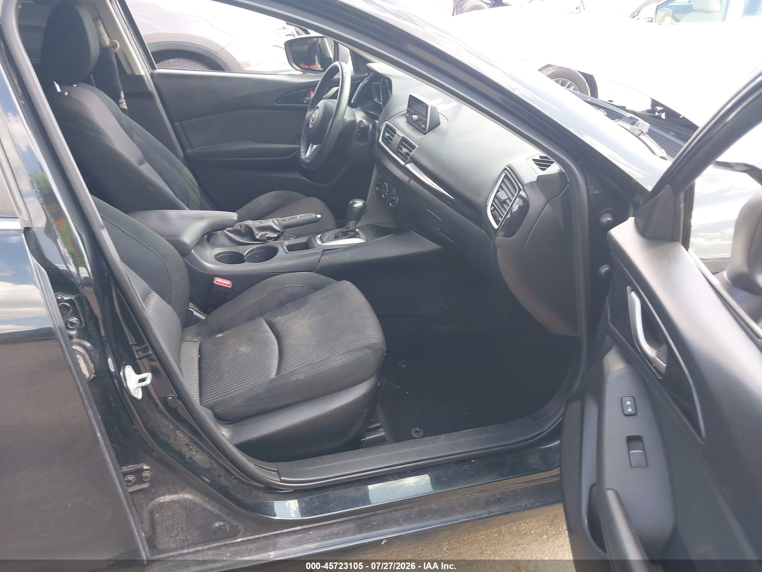2014 Mazda Mazda3 I Touring Черный vin: 3MZBM1L76EM123475