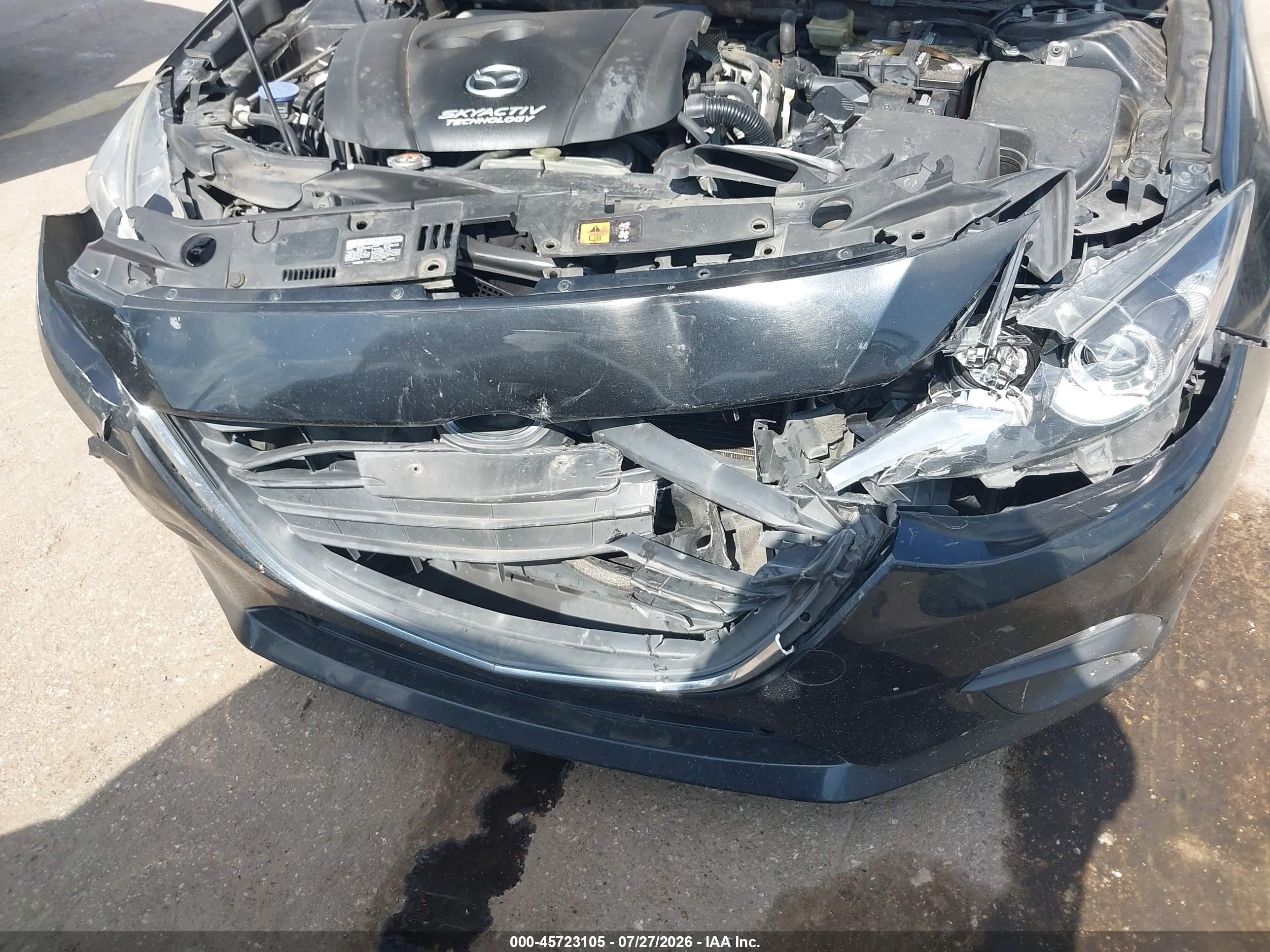 2014 Mazda Mazda3 I Touring Черный vin: 3MZBM1L76EM123475