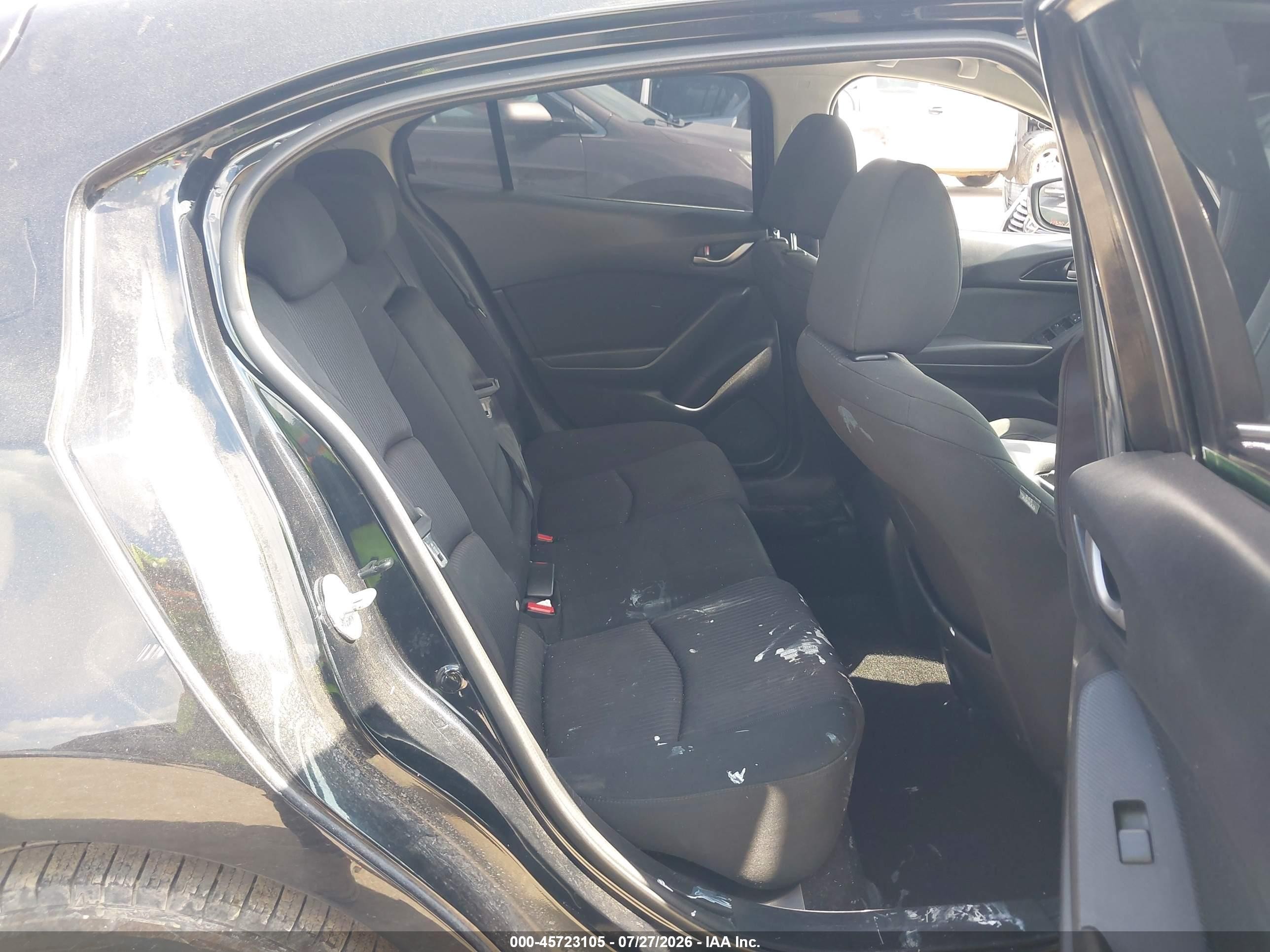 2014 Mazda Mazda3 I Touring Черный vin: 3MZBM1L76EM123475