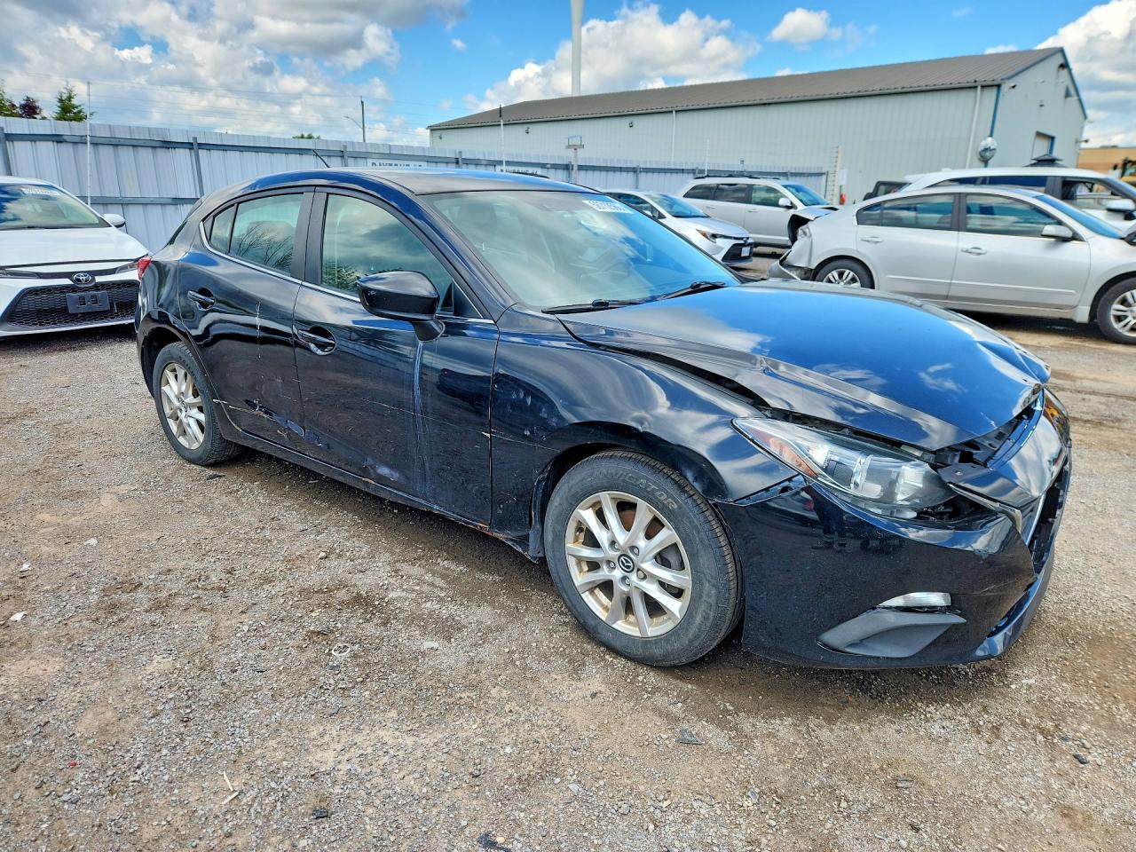 2015 Mazda 3 Touring Black vin: 3MZBM1L76FM162939