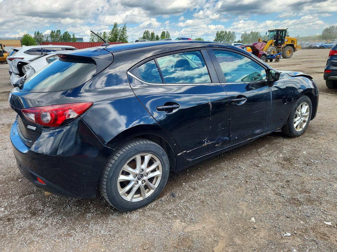 2015 Mazda 3 Touring Black vin: 3MZBM1L76FM162939