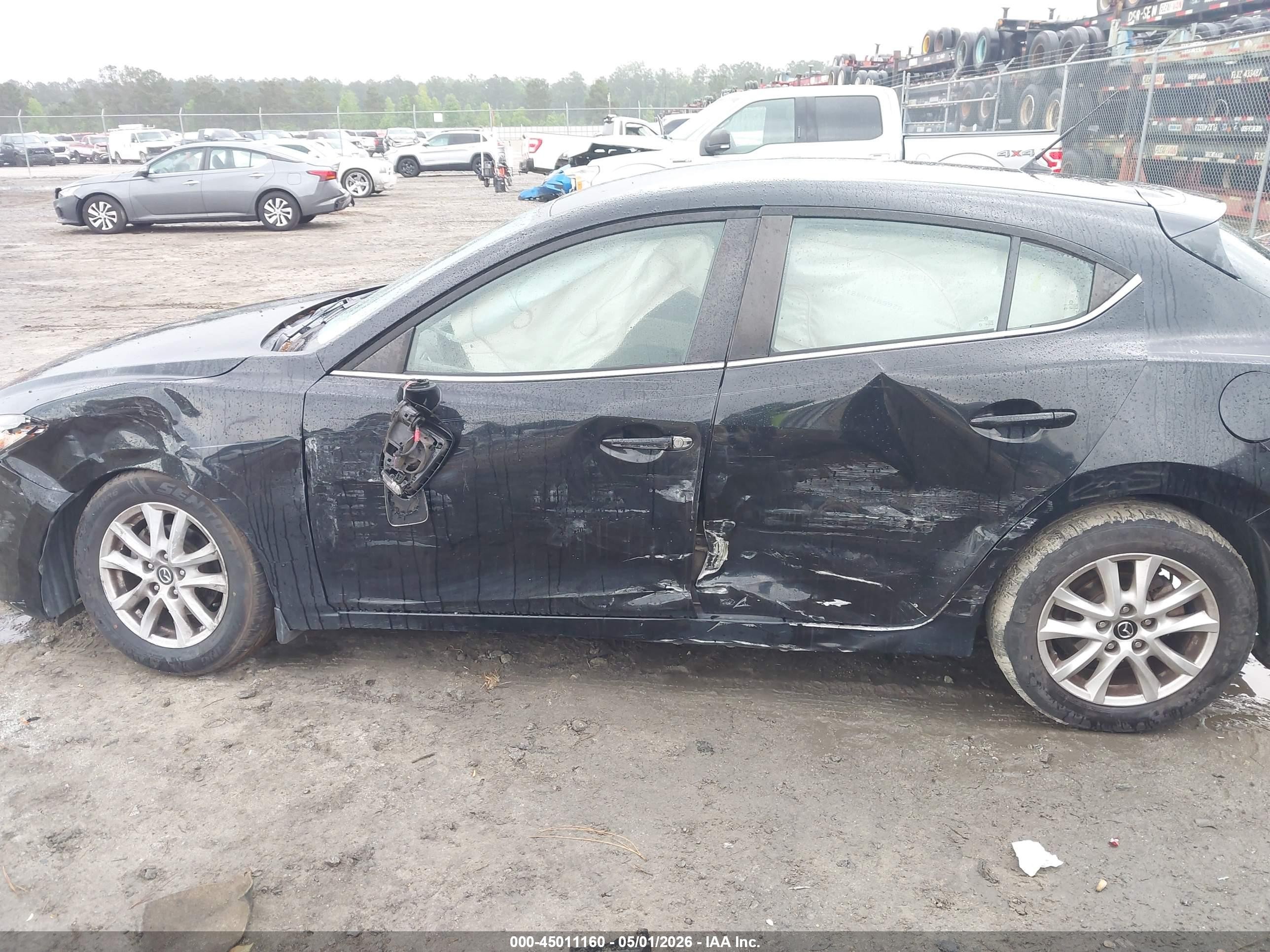2015 Mazda Mazda3 I Touring Black vin: 3MZBM1L76FM179465