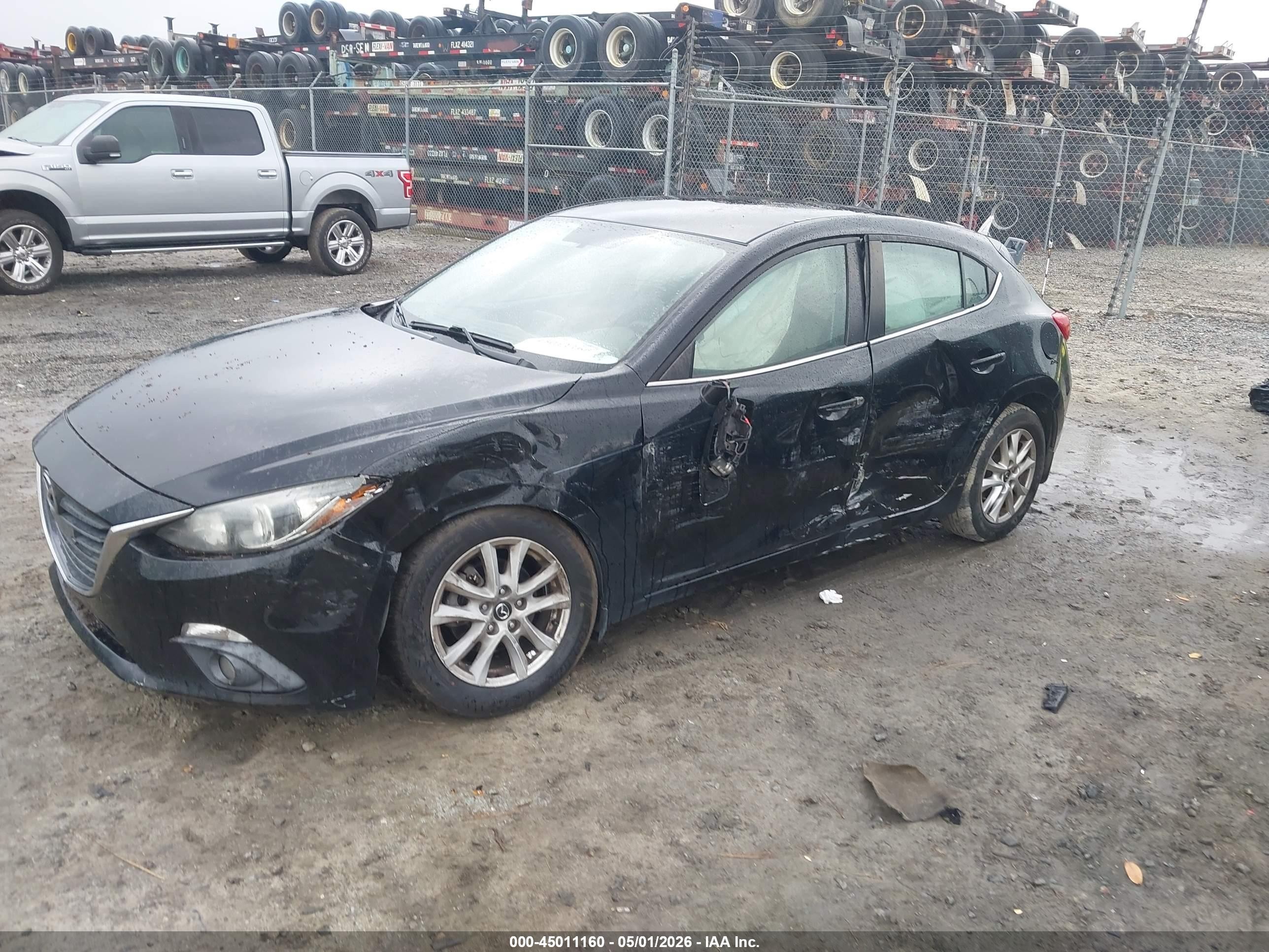 2015 Mazda Mazda3 I Touring Black vin: 3MZBM1L76FM179465