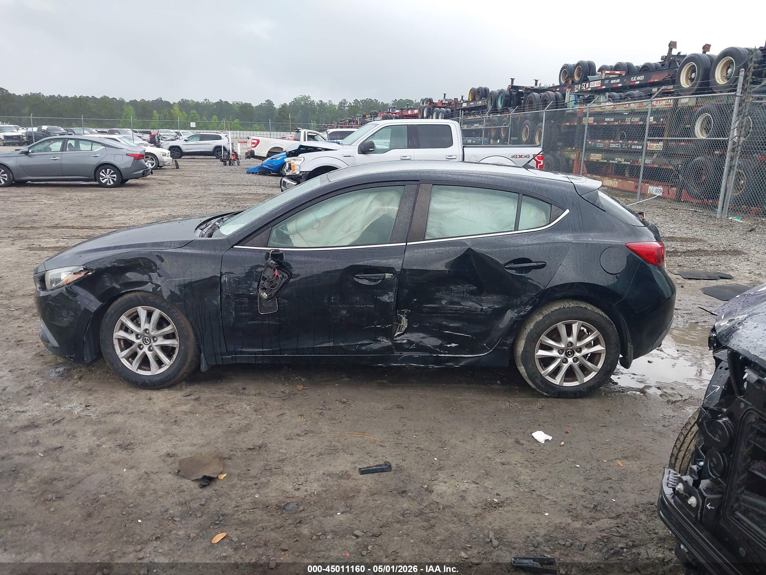 2015 Mazda Mazda3 I Touring Black vin: 3MZBM1L76FM179465
