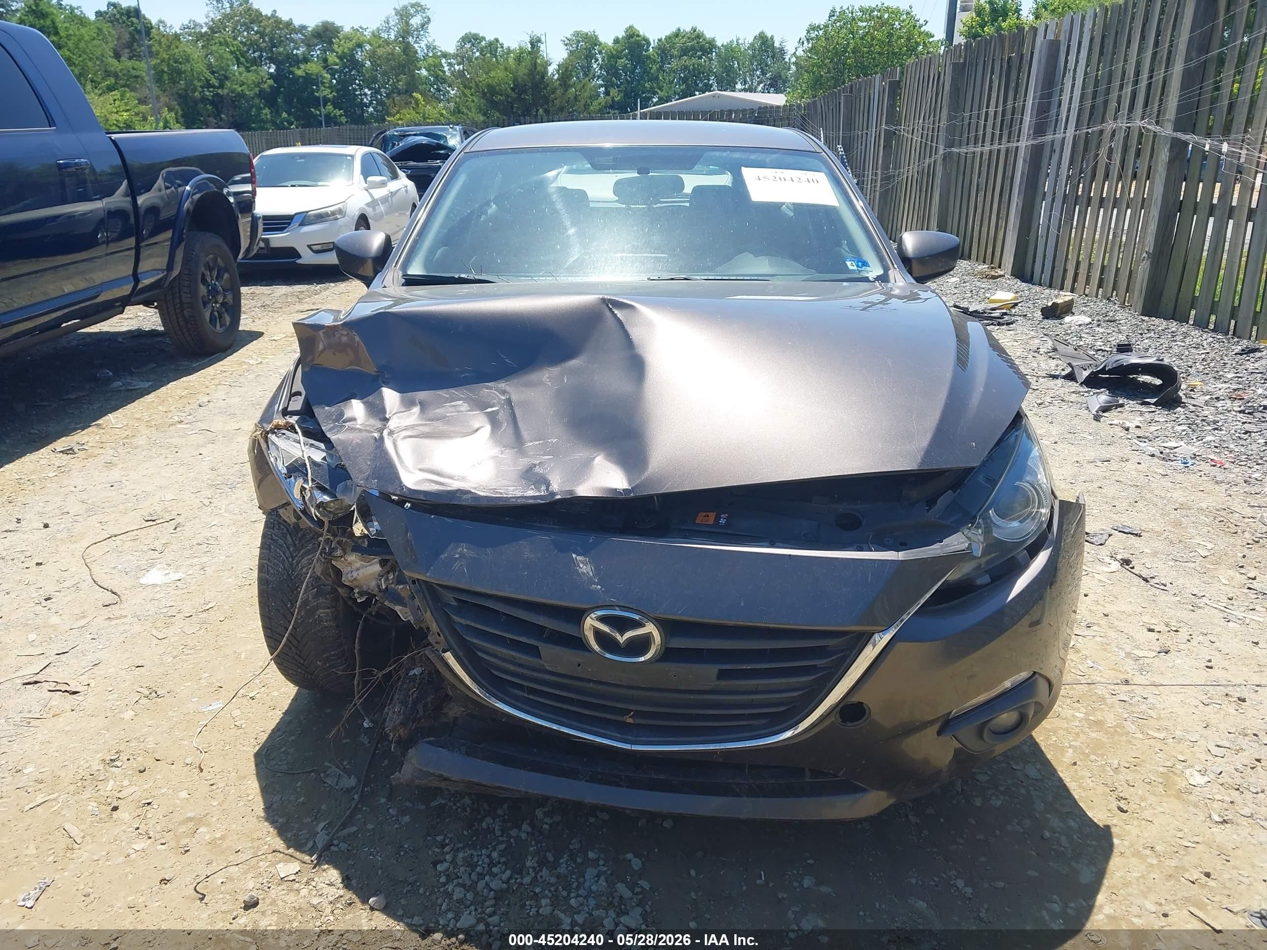 2015 Mazda Mazda3 I Touring Серый vin: 3MZBM1L76FM229796