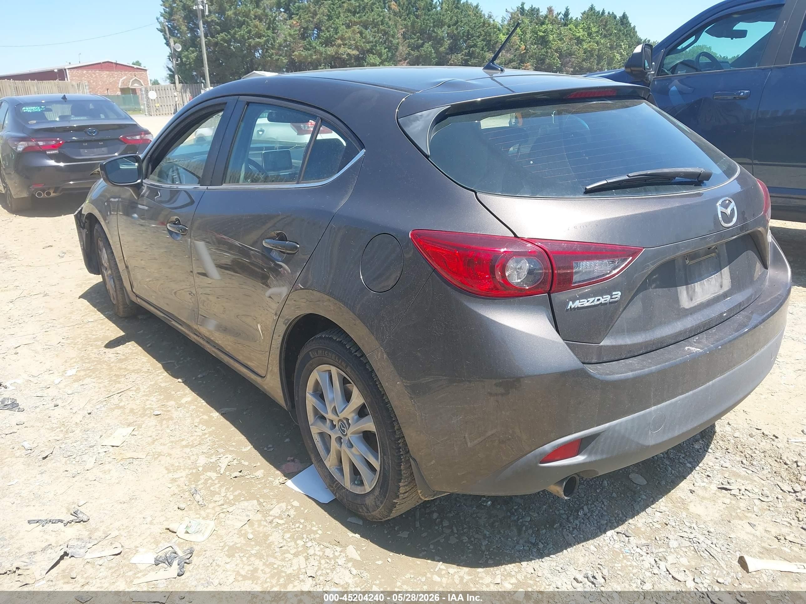 2015 Mazda Mazda3 I Touring Серый vin: 3MZBM1L76FM229796