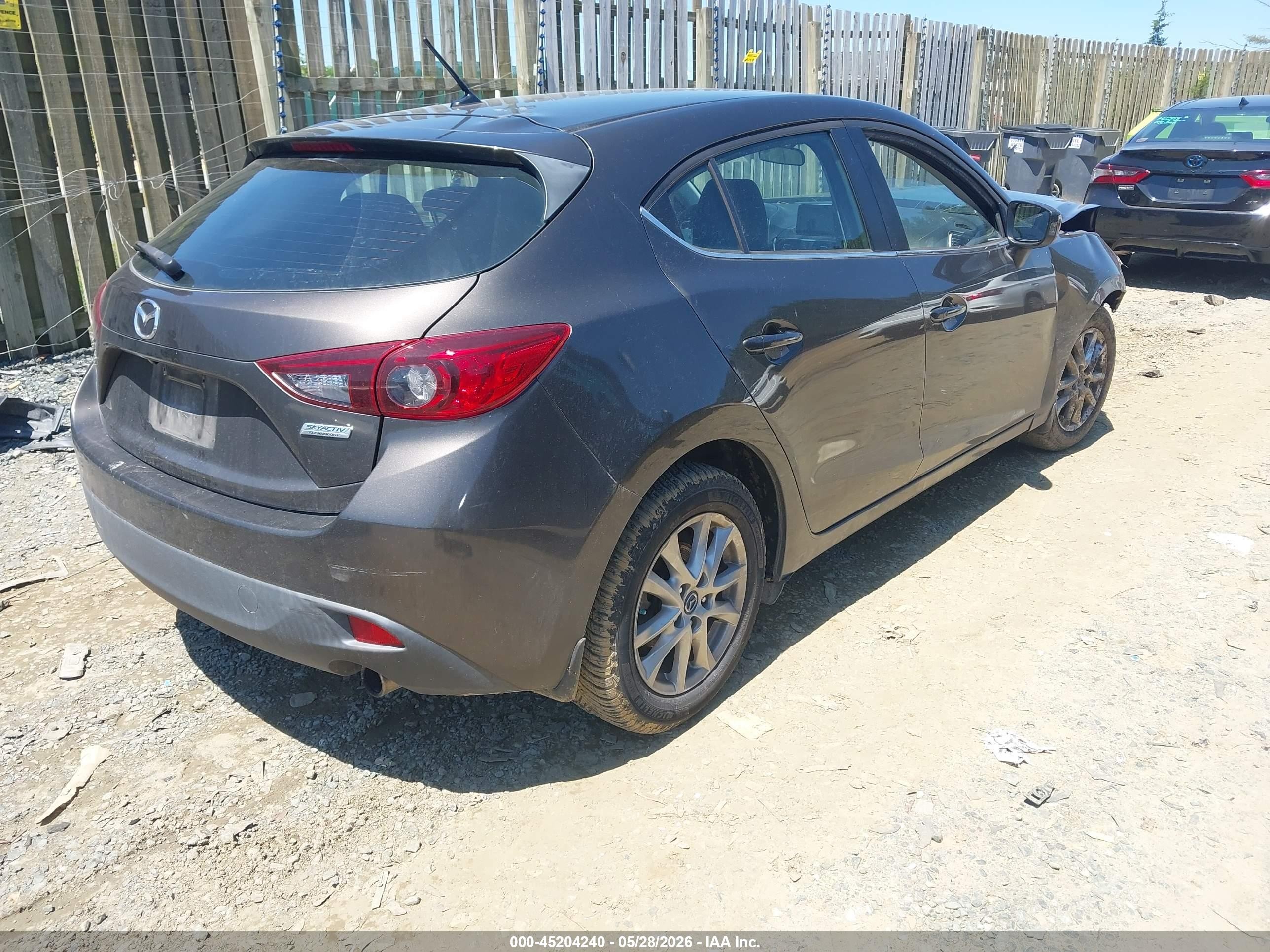 2015 Mazda Mazda3 I Touring Серый vin: 3MZBM1L76FM229796