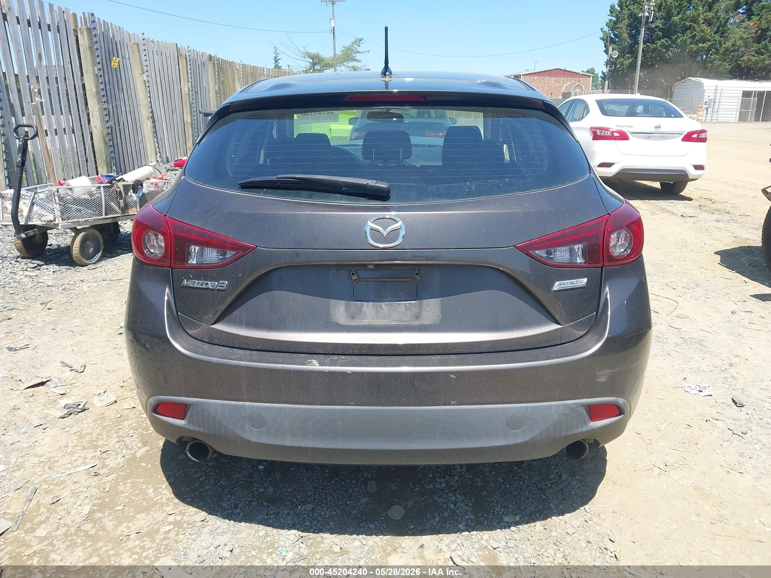 2015 Mazda Mazda3 I Touring Серый vin: 3MZBM1L76FM229796