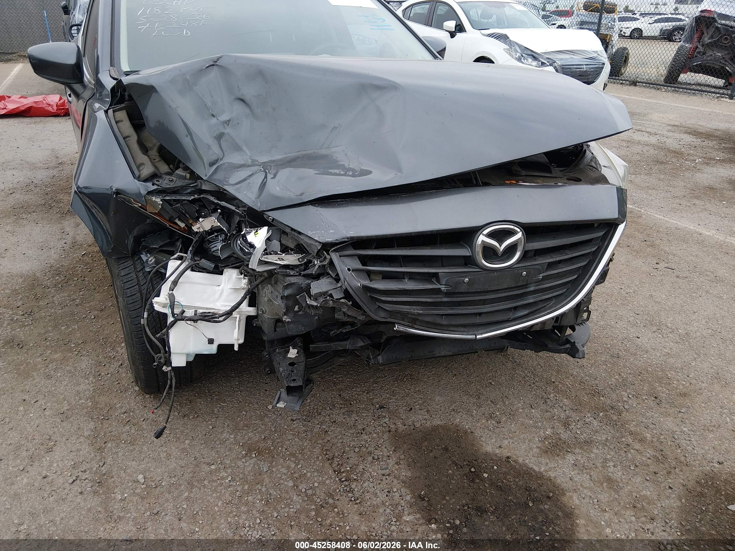 2015 Mazda Mazda3 I Touring Серый vin: 3MZBM1L76FM231063