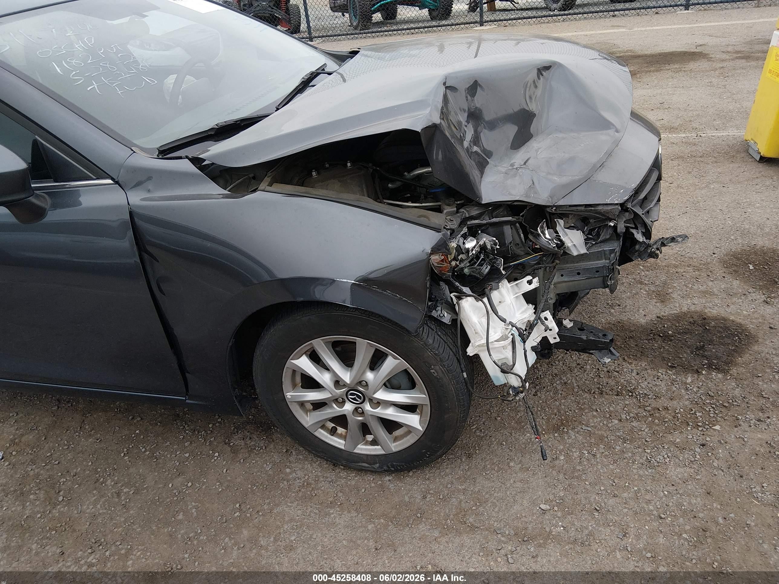 2015 Mazda Mazda3 I Touring Серый vin: 3MZBM1L76FM231063