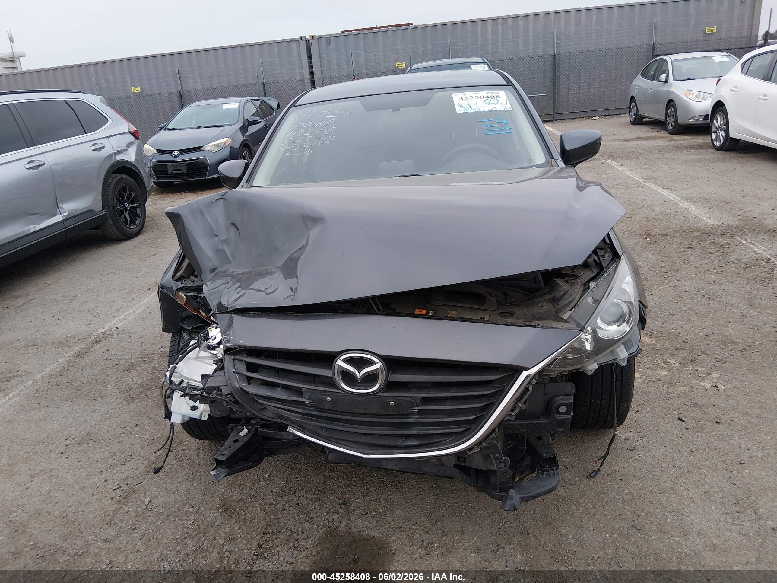 2015 Mazda Mazda3 I Touring Серый vin: 3MZBM1L76FM231063