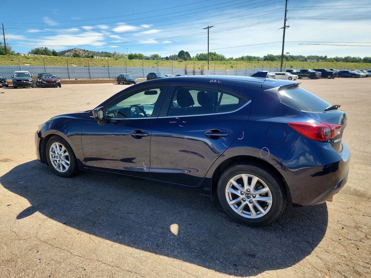 2014 Mazda 3 Touring Blue vin: 3MZBM1L77EM119645