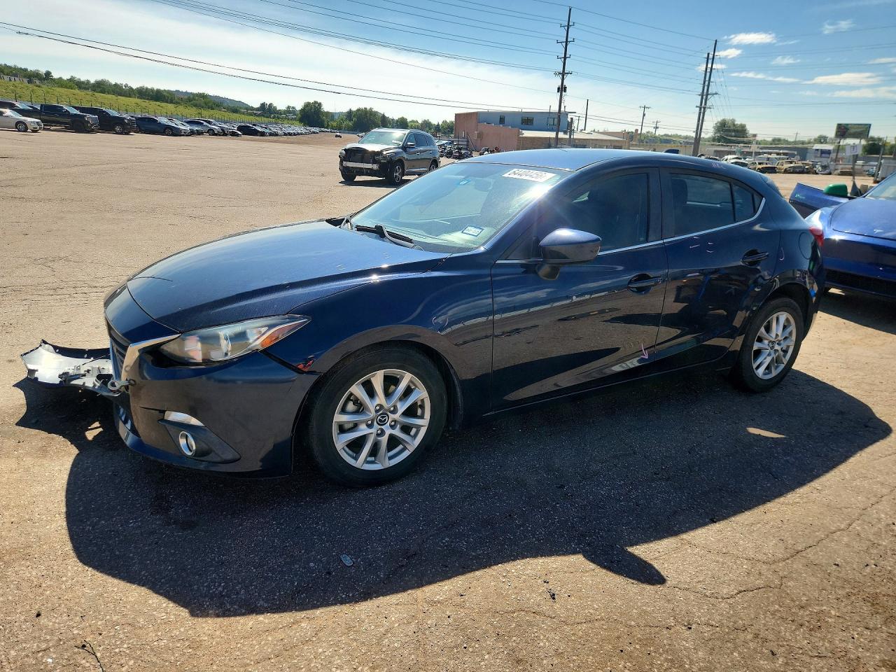 2014 Mazda 3 Touring Blue vin: 3MZBM1L77EM119645
