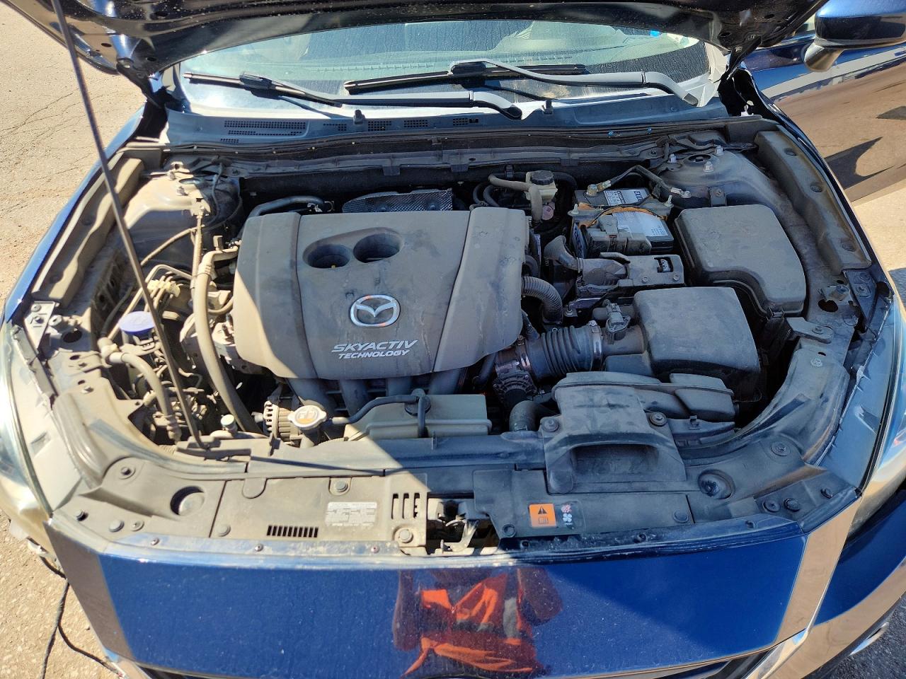 2014 Mazda 3 Touring Blue vin: 3MZBM1L77EM119645