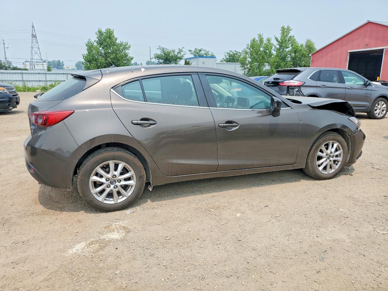 2015 Mazda 3 Touring Charcoal vin: 3MZBM1L77FM140139