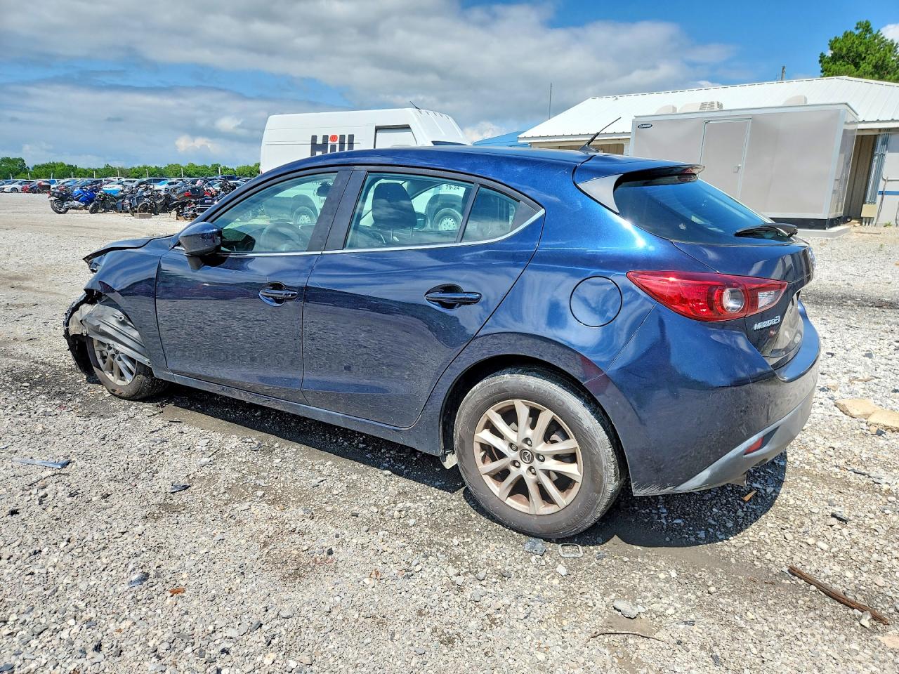 2015 Mazda 3 Touring Blue vin: 3MZBM1L77FM151352