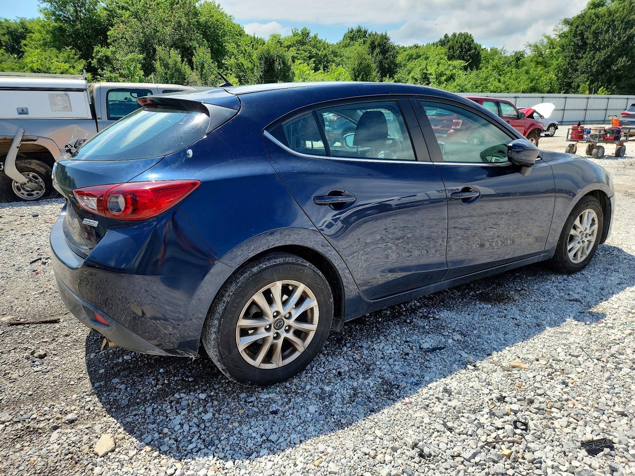 2015 Mazda 3 Touring Blue vin: 3MZBM1L77FM151352