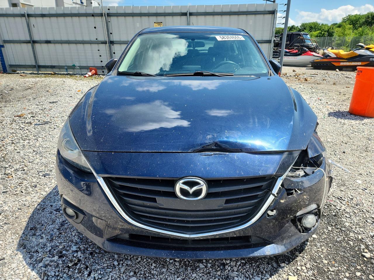 2015 Mazda 3 Touring Blue vin: 3MZBM1L77FM151352