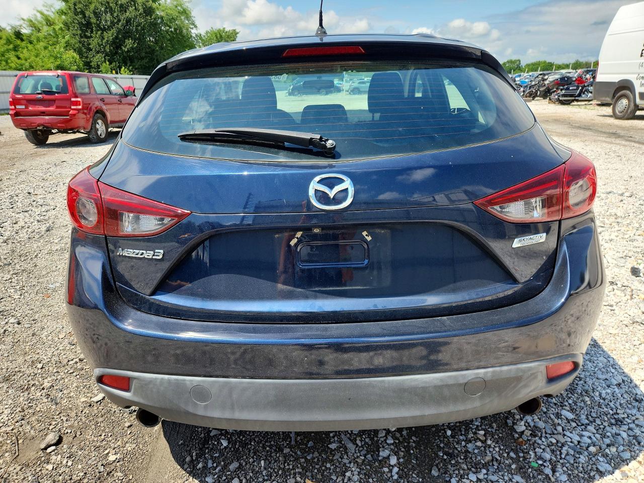 2015 Mazda 3 Touring Blue vin: 3MZBM1L77FM151352
