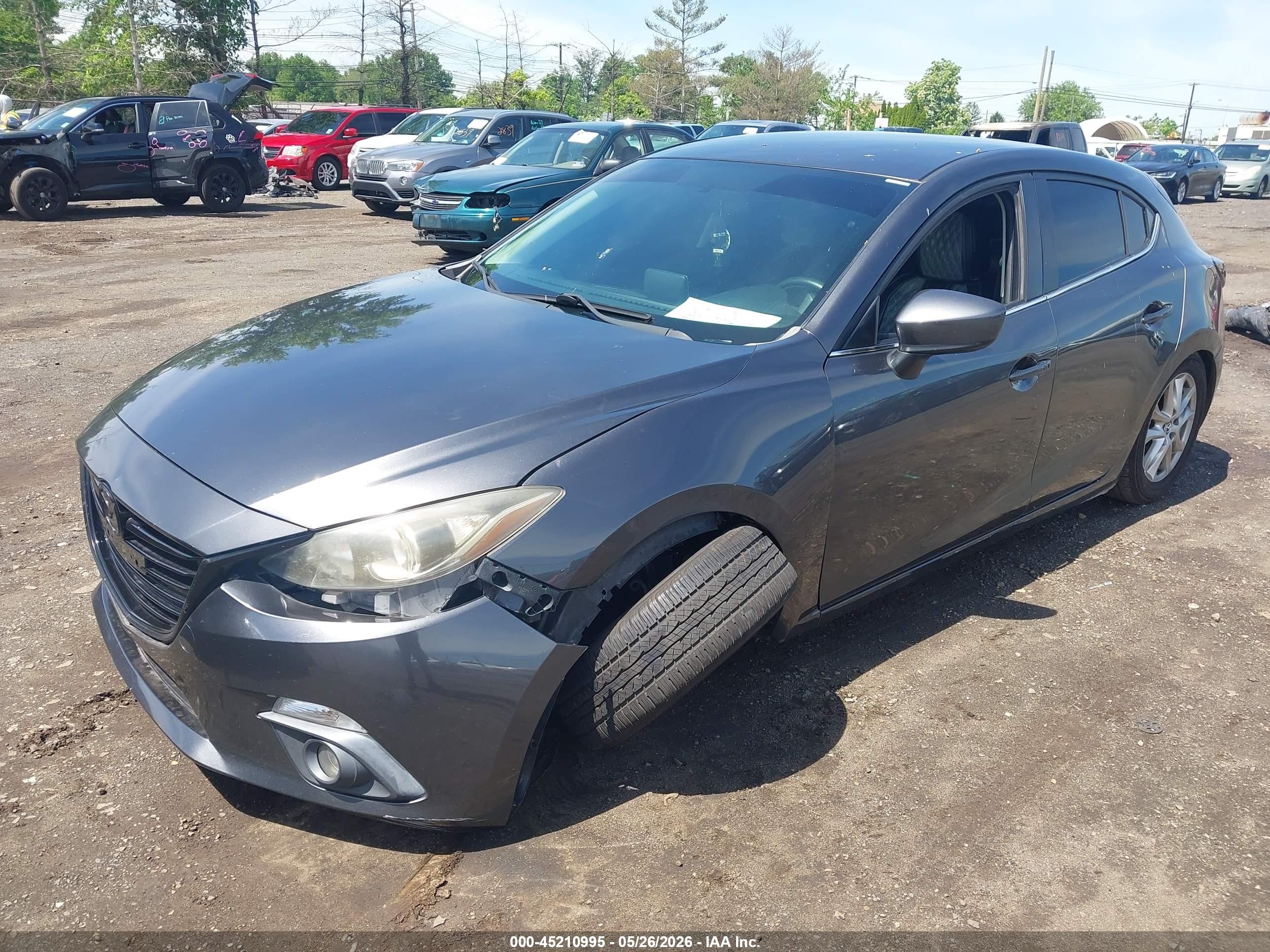 2015 Mazda Mazda3 I Touring Gray vin: 3MZBM1L78FM176776