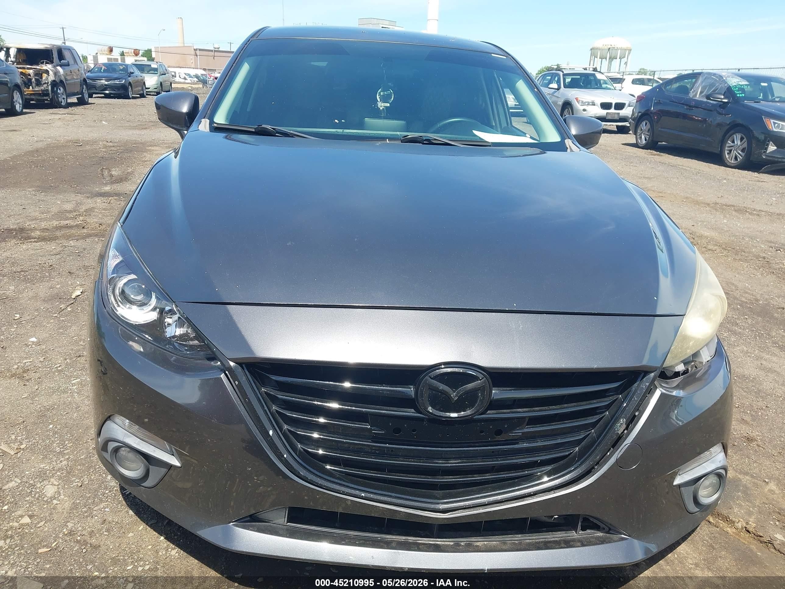 2015 Mazda Mazda3 I Touring Gray vin: 3MZBM1L78FM176776