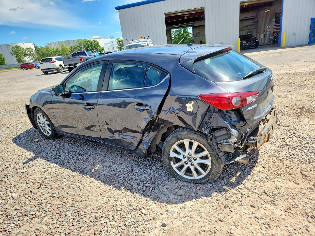 2015 Mazda 3 Touring Угольный vin: 3MZBM1L78FM195053